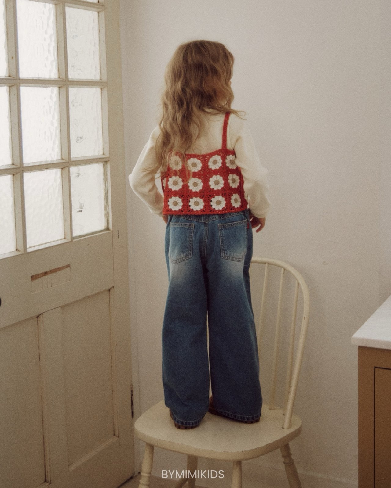 BY MIMI / Brushed Denim pants