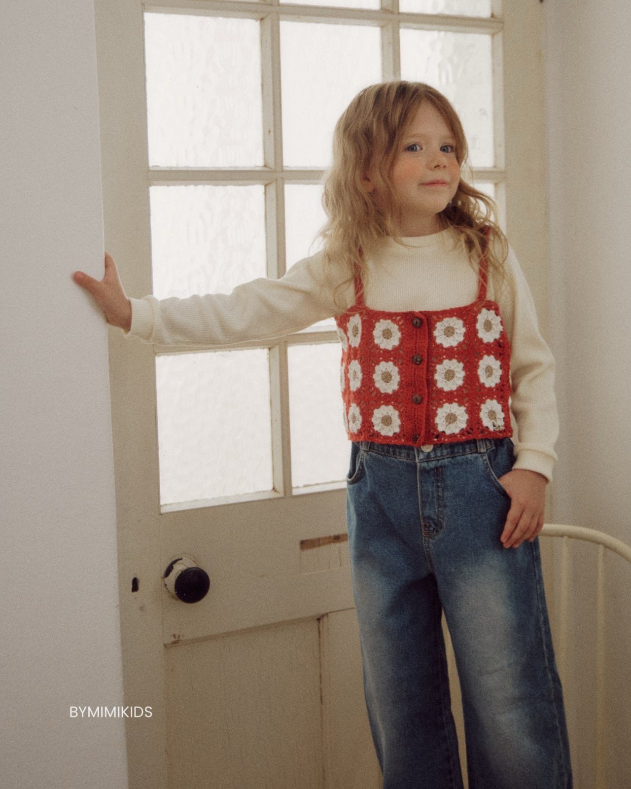 BY MIMI / Brushed Denim pants
