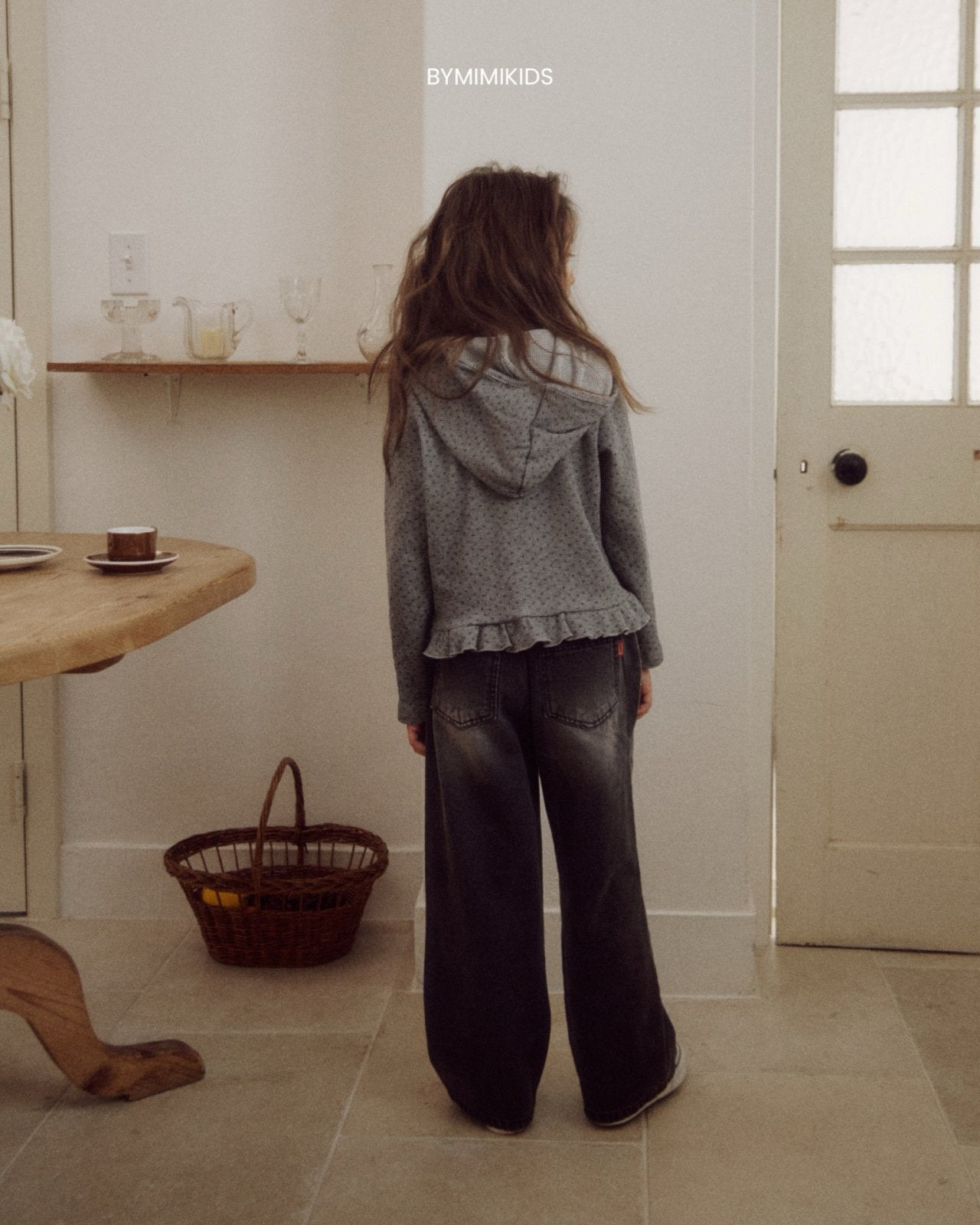 BY MIMI / Brushed Denim pants