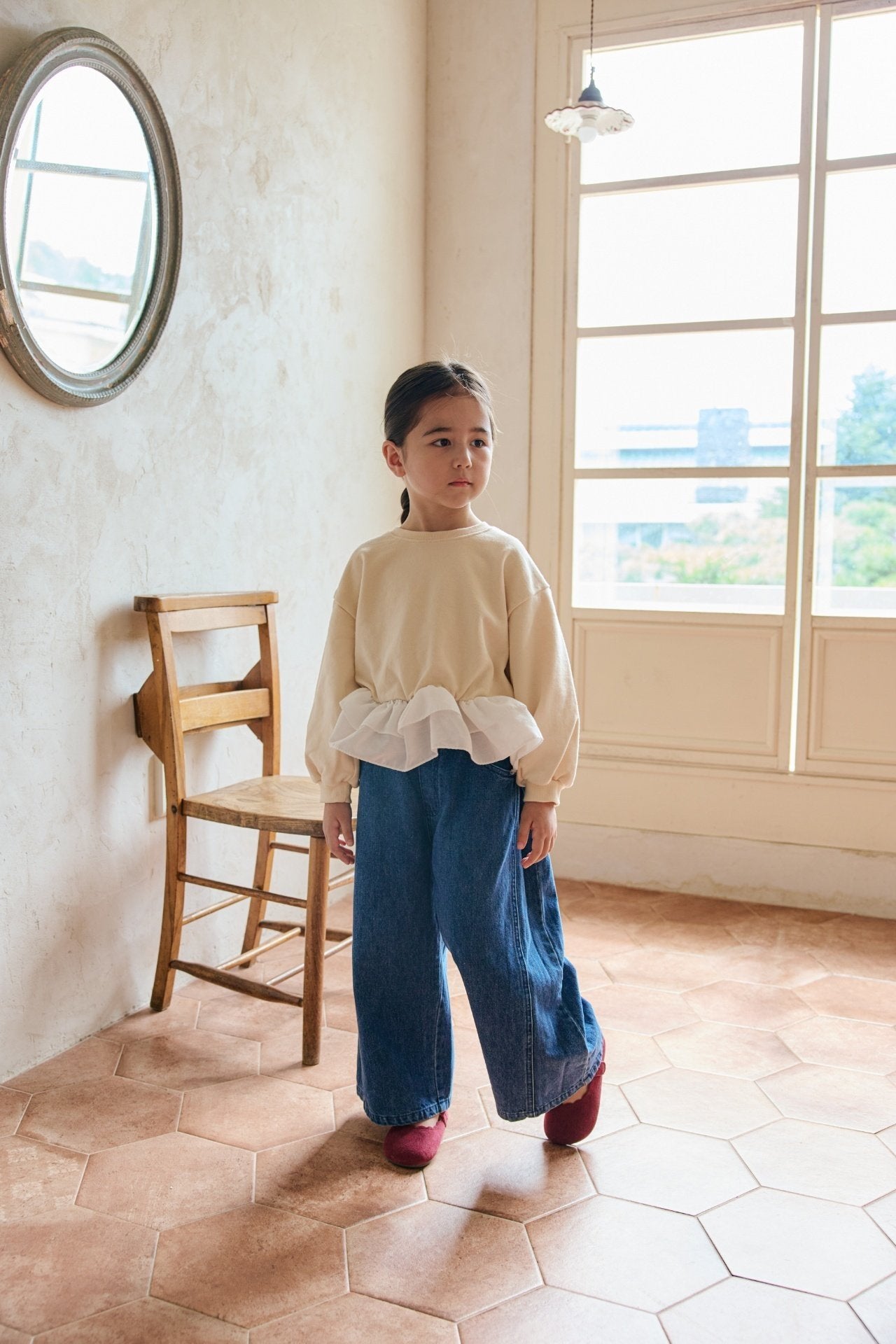 <予約>mon Atelier / Widen Denim Pants