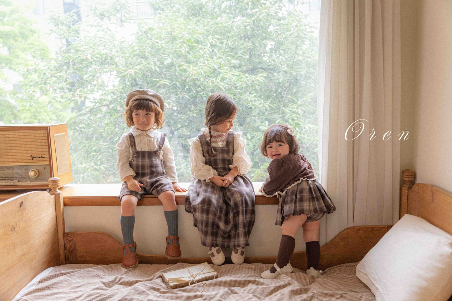 OREN / Noazette Check Overalls