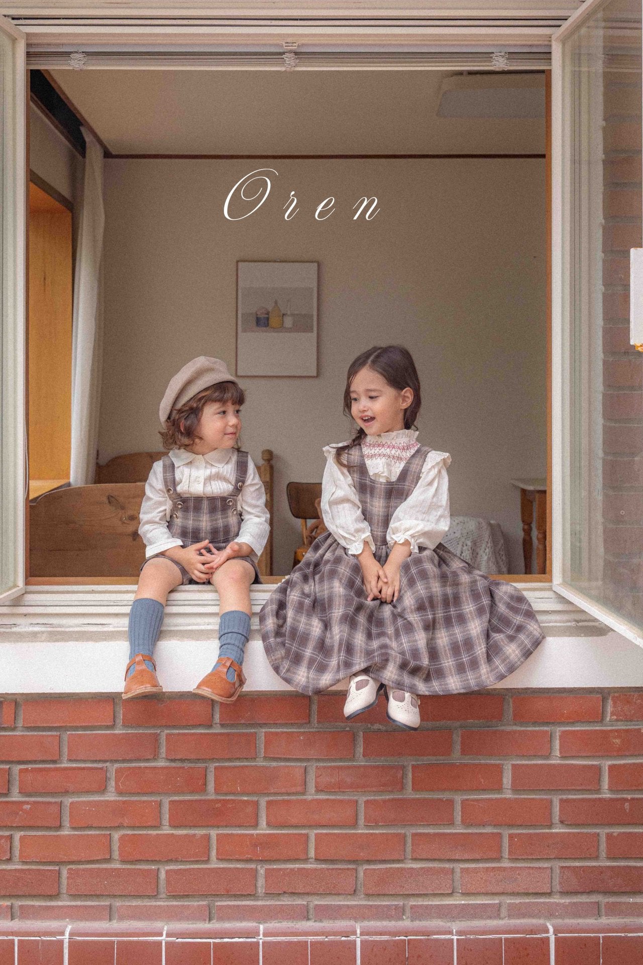 OREN / Noazette Check Overalls