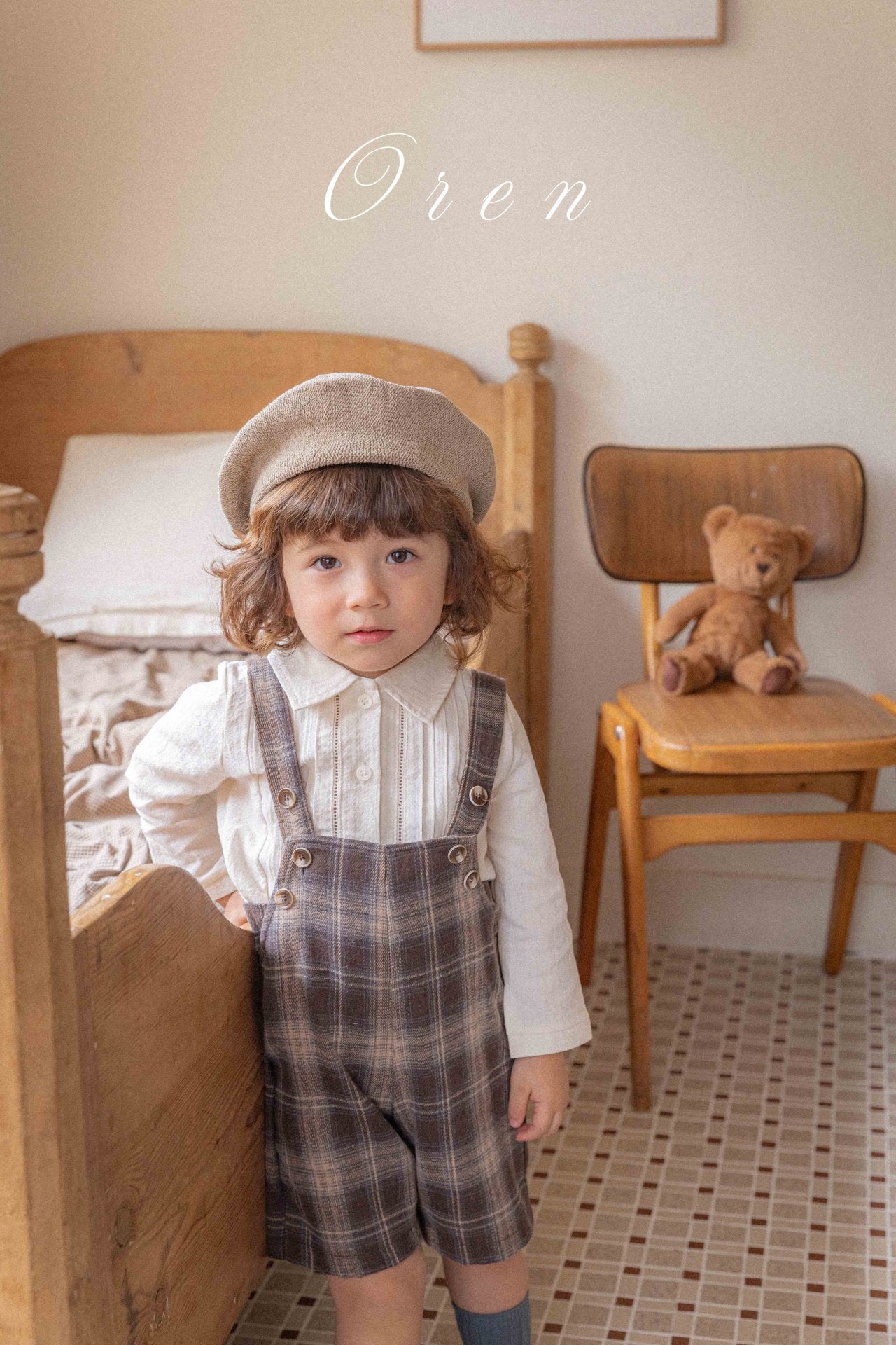 OREN / Noazette Check Overalls