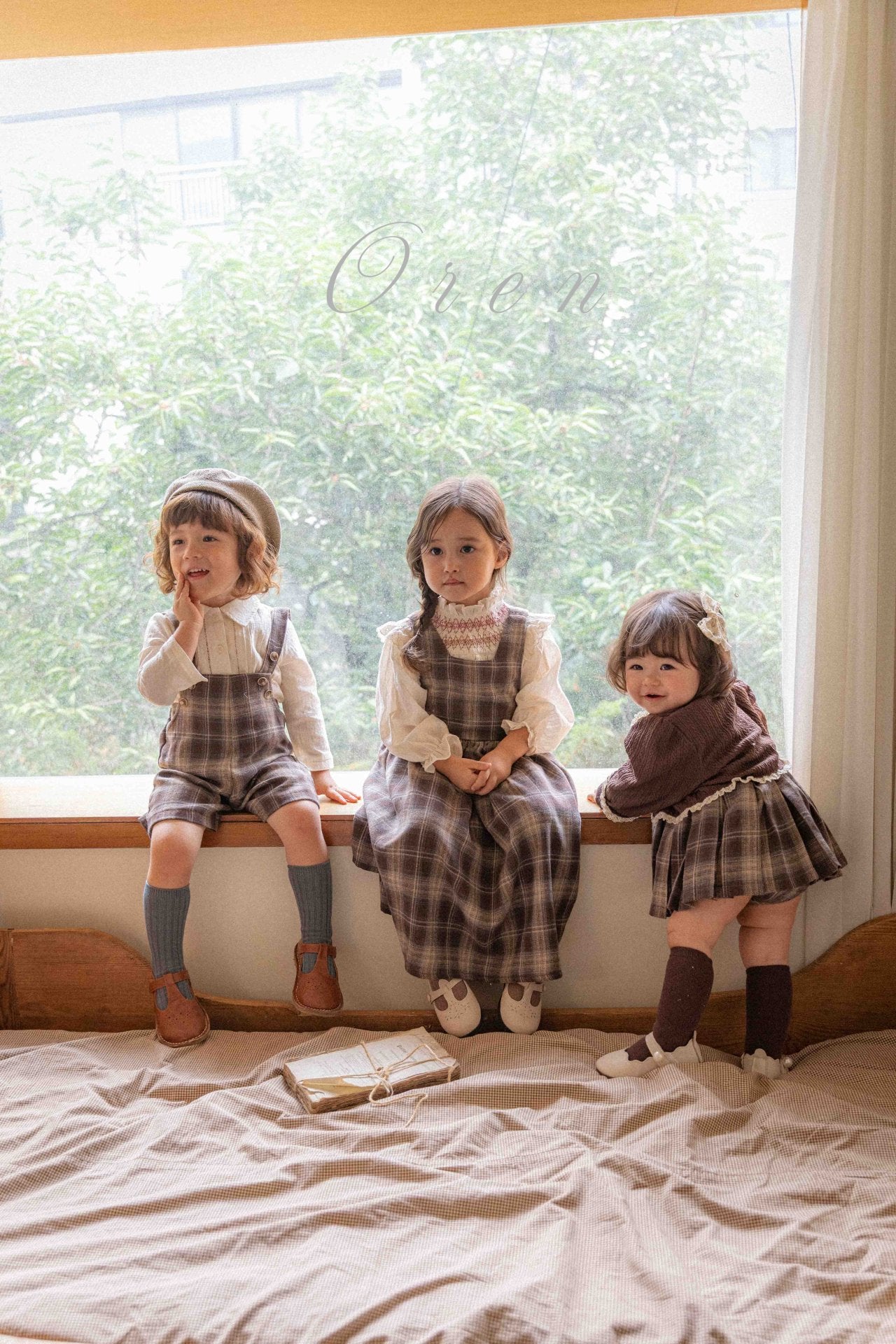 OREN / Noazette Check Overalls