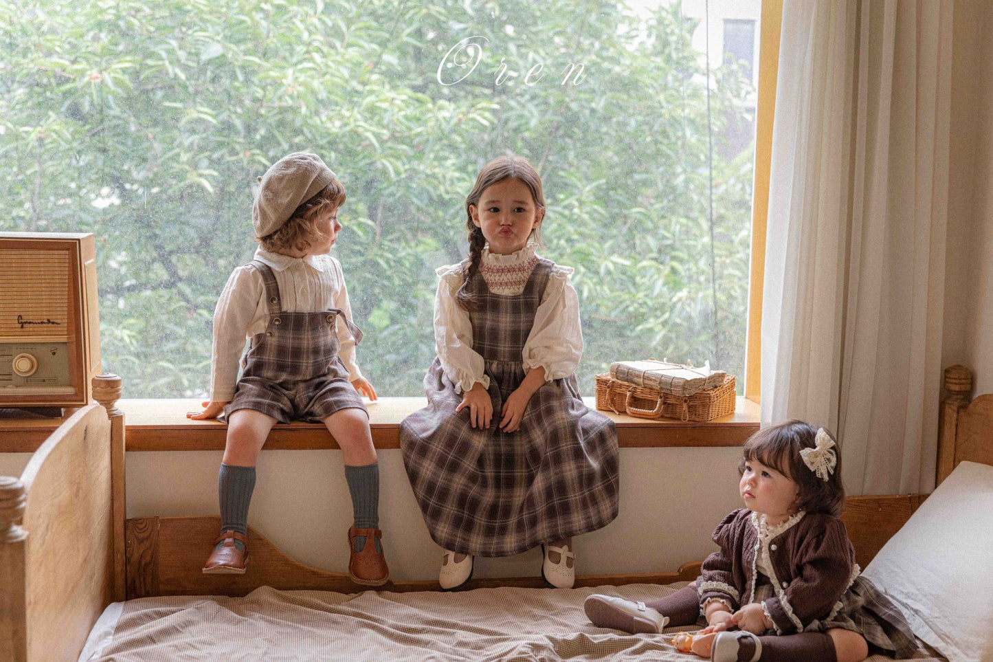 OREN / Noazette Check Overalls
