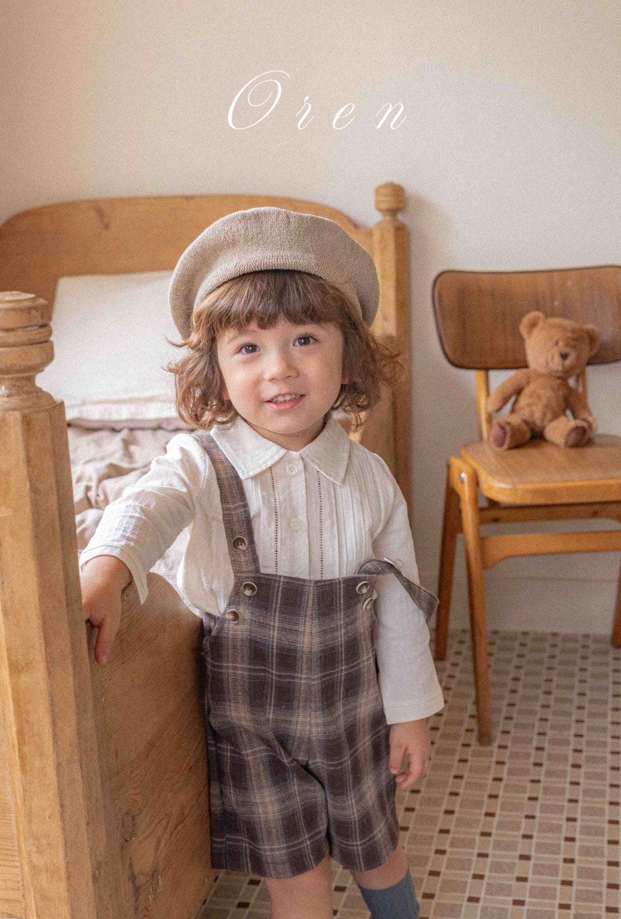 OREN / Noazette Check Overalls