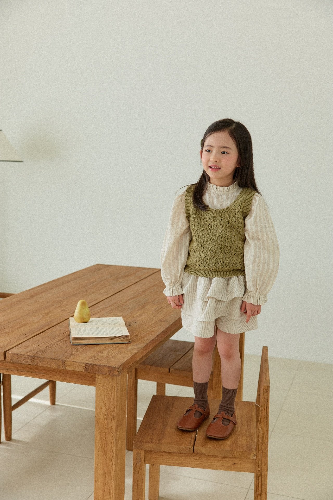 mon Atelier / scallop vest
