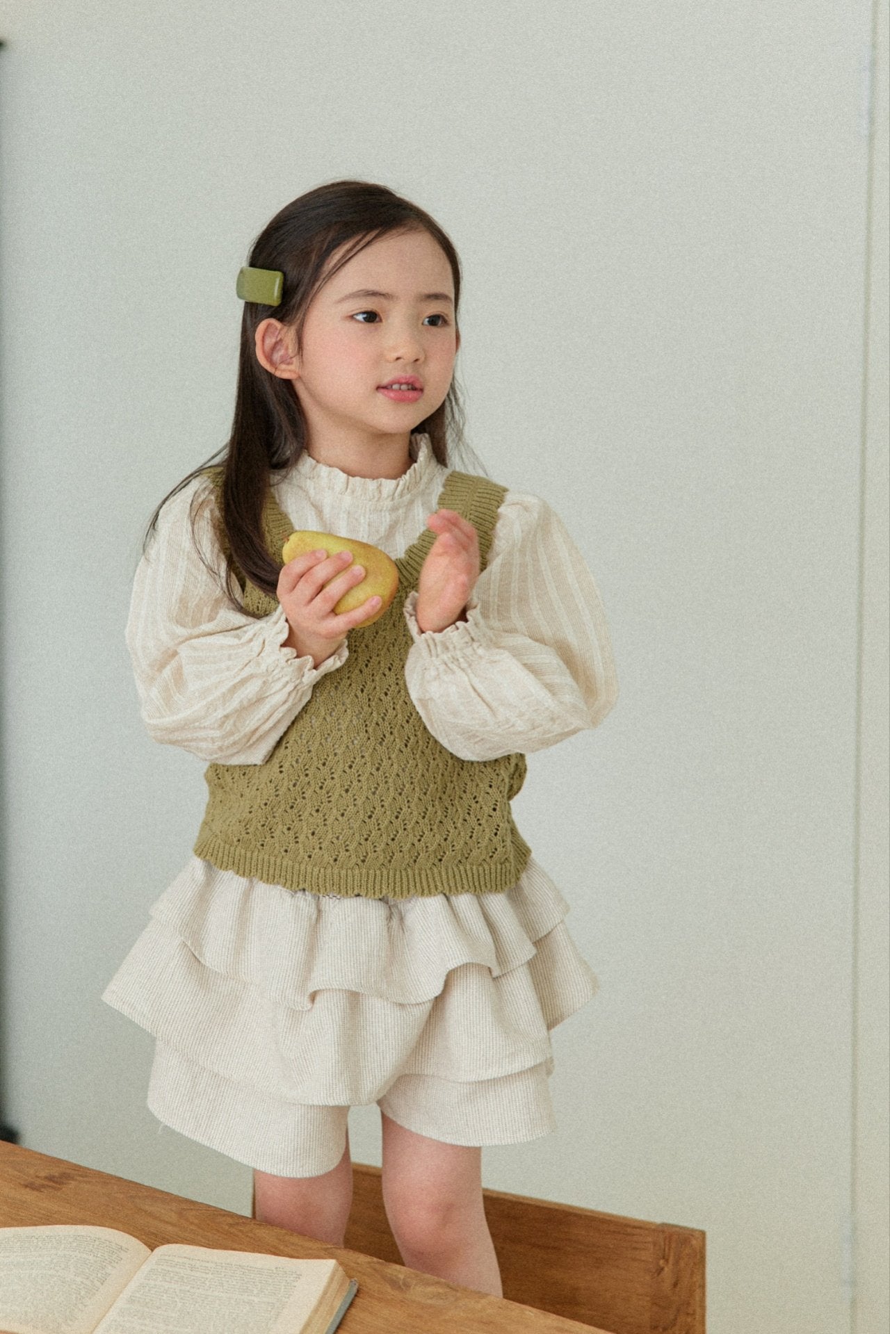mon Atelier / scallop vest