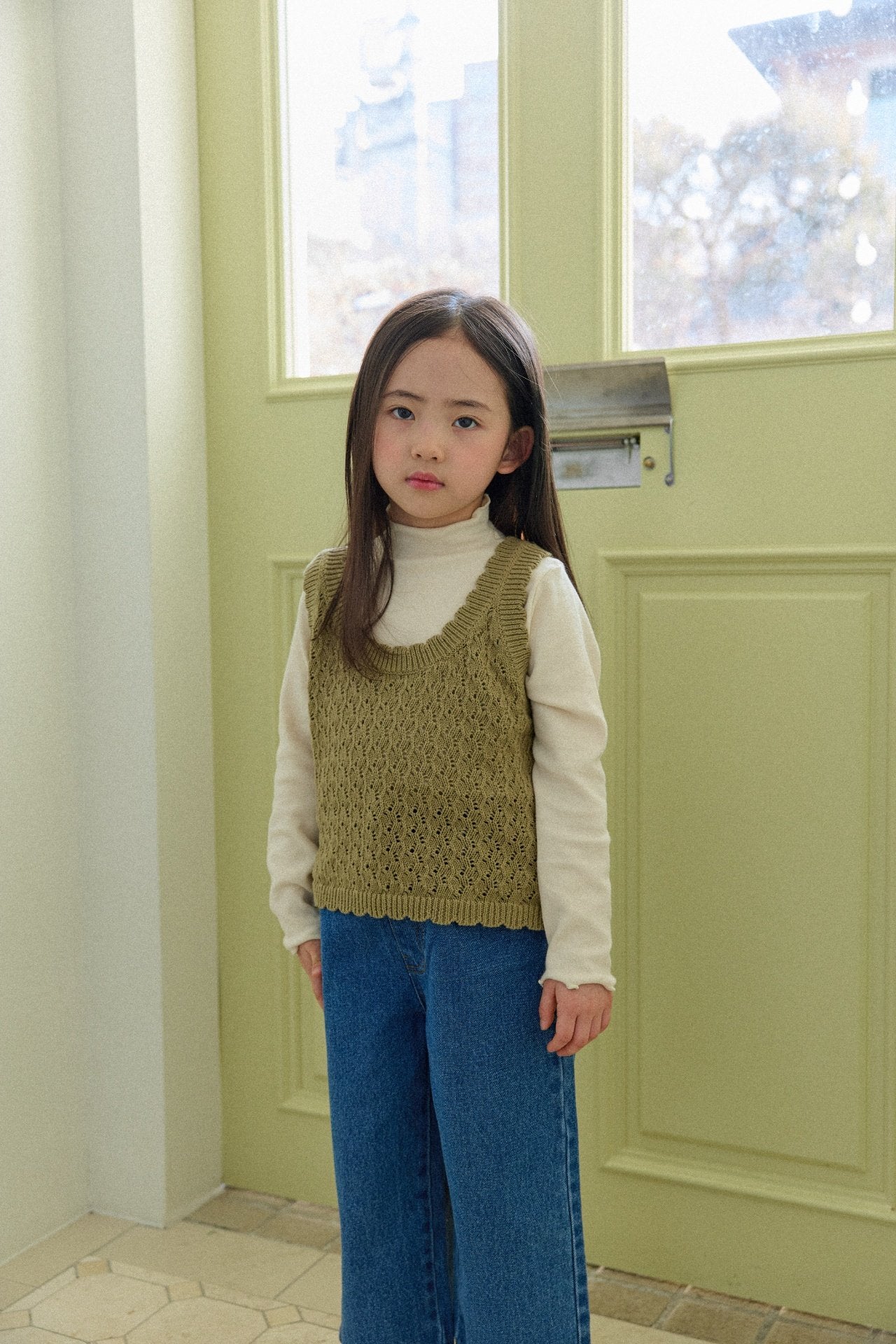 mon Atelier / scallop vest