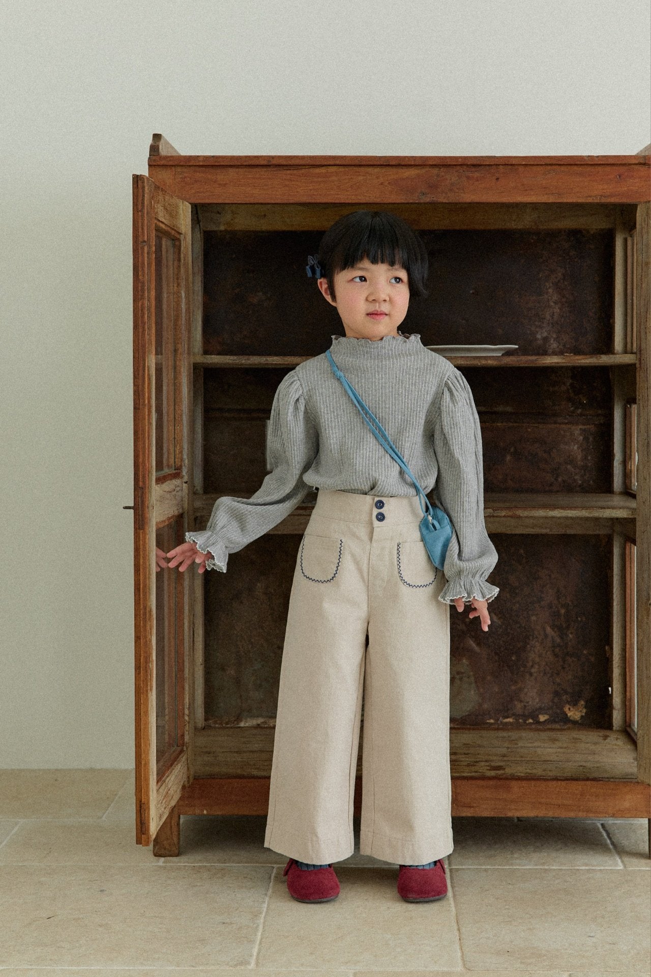 mon Atelier / zigzag pocket pants