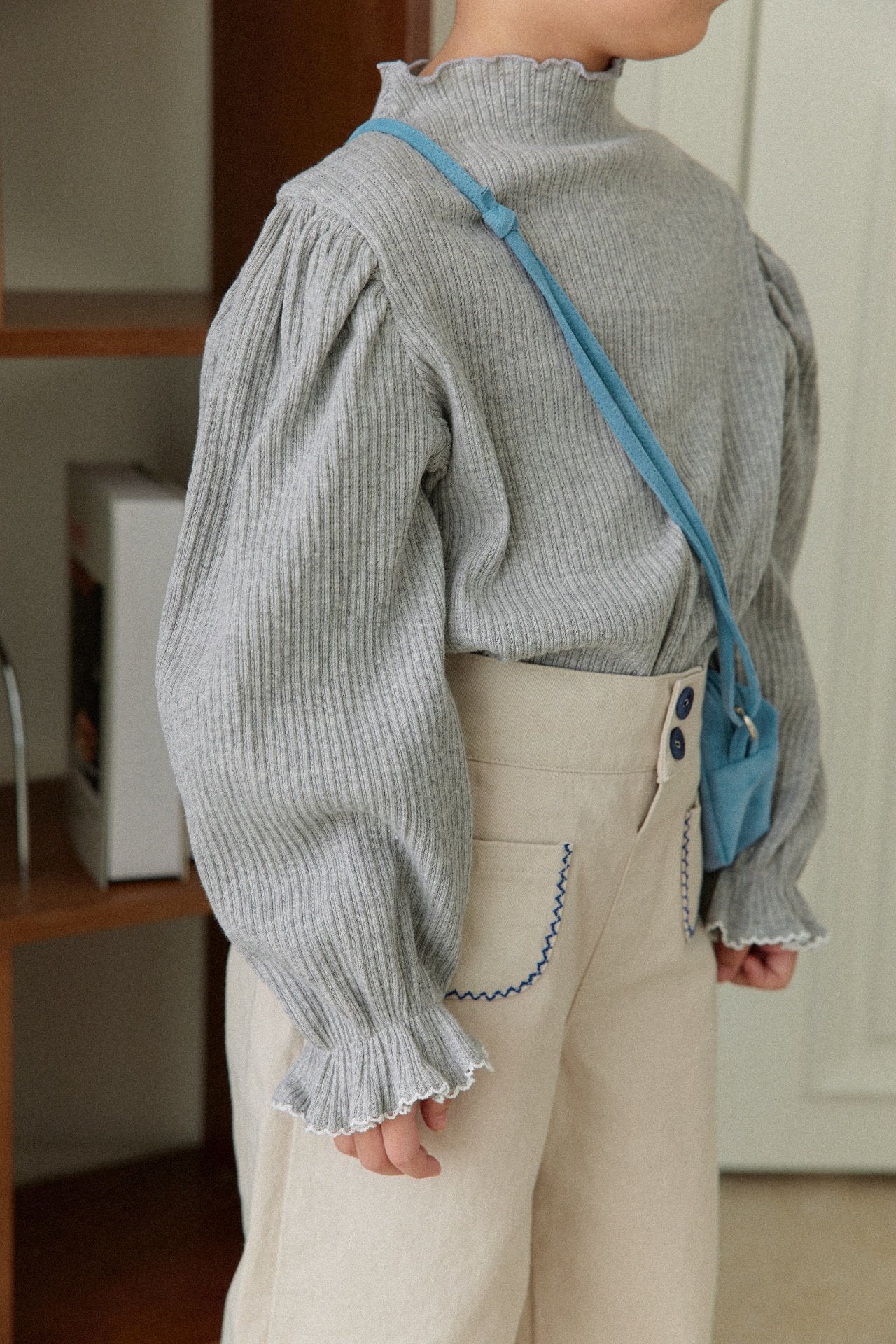 mon Atelier / zigzag pocket pants