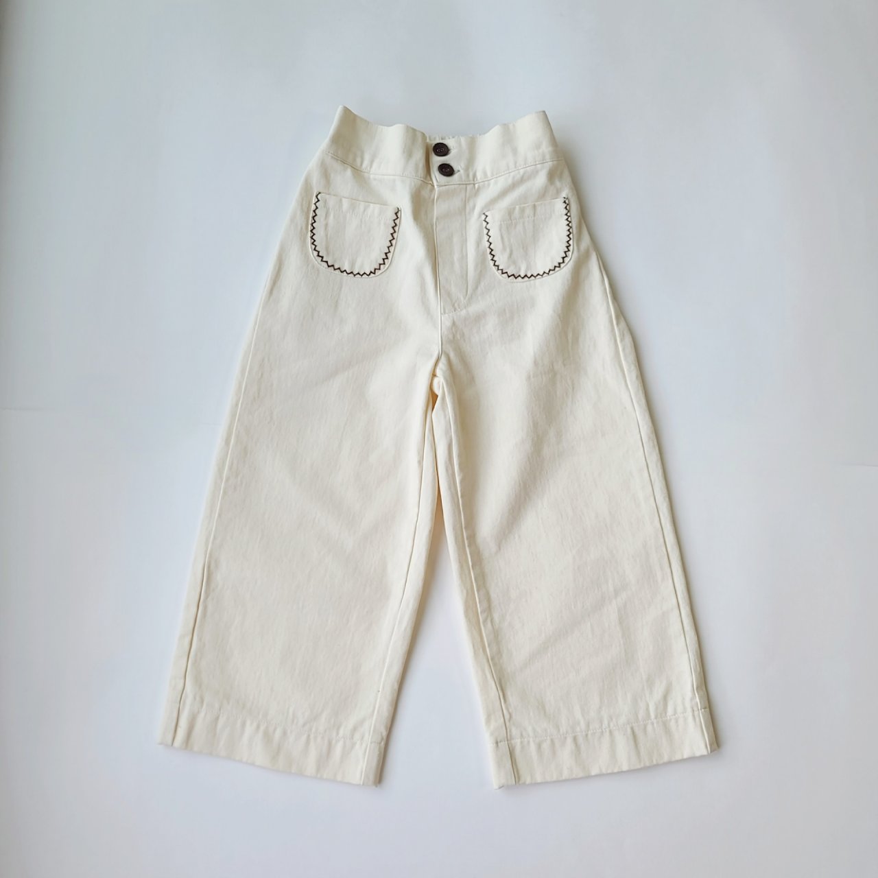 mon Atelier / zigzag pocket pants