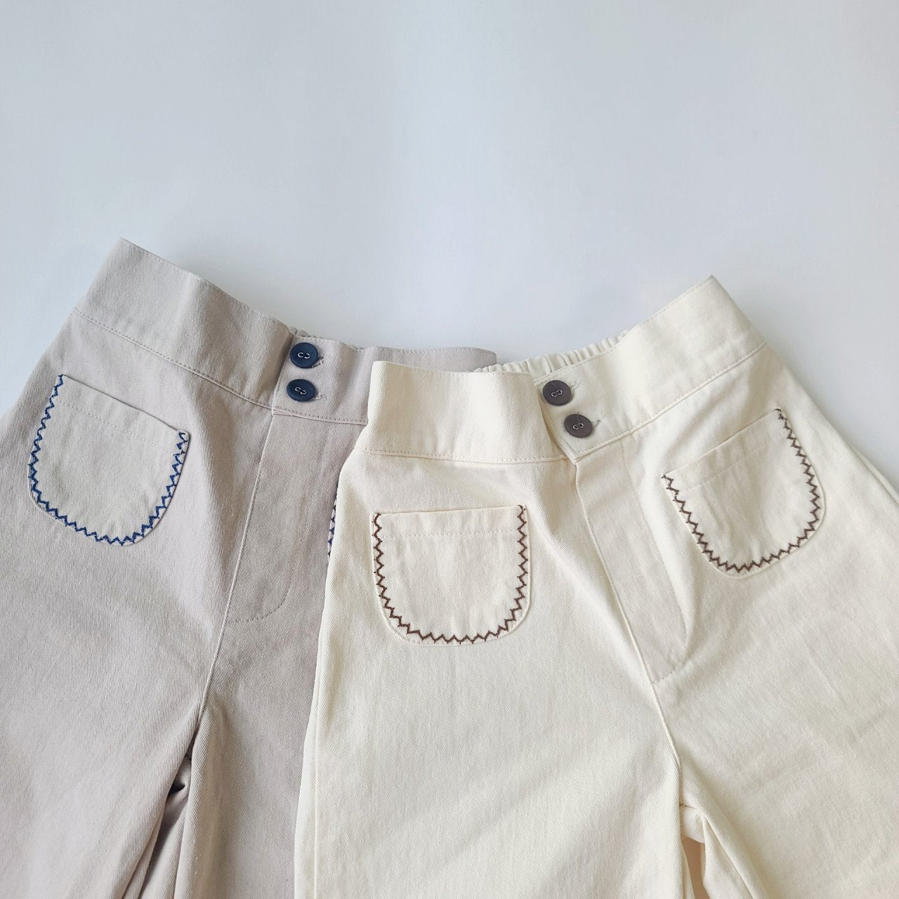 mon Atelier / zigzag pocket pants