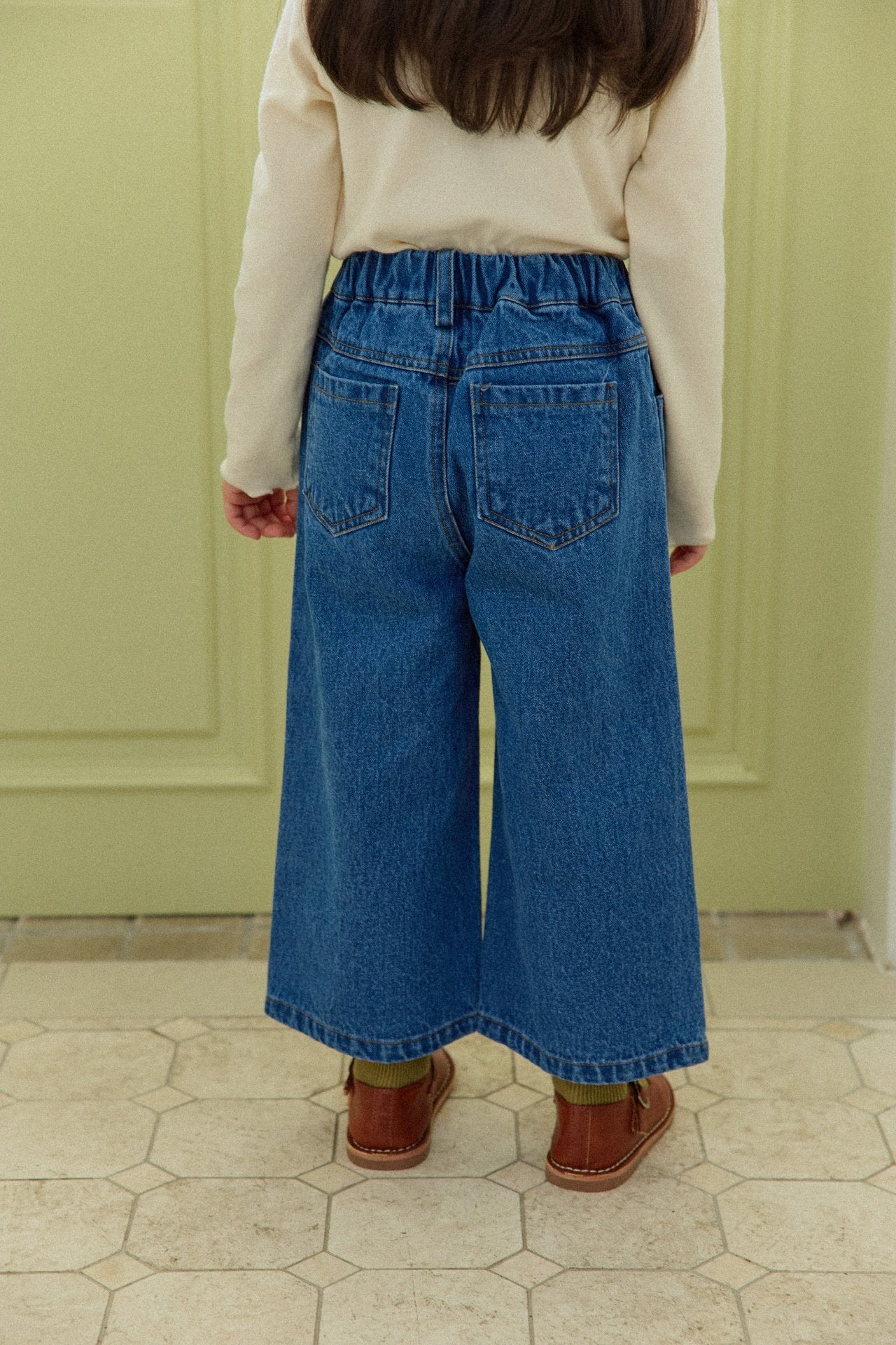 mon Atelier / drum denim pants