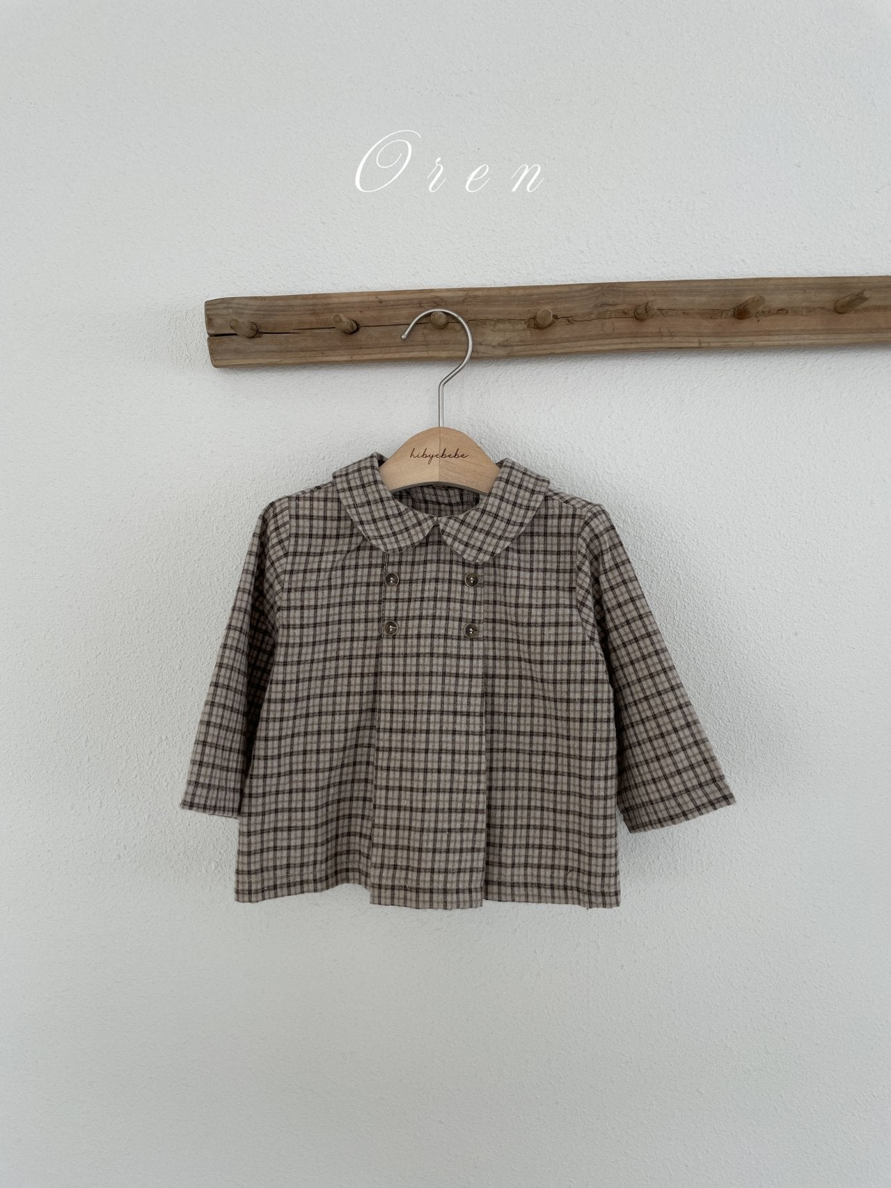 (予約) OREN /  Brioche Check Shirt