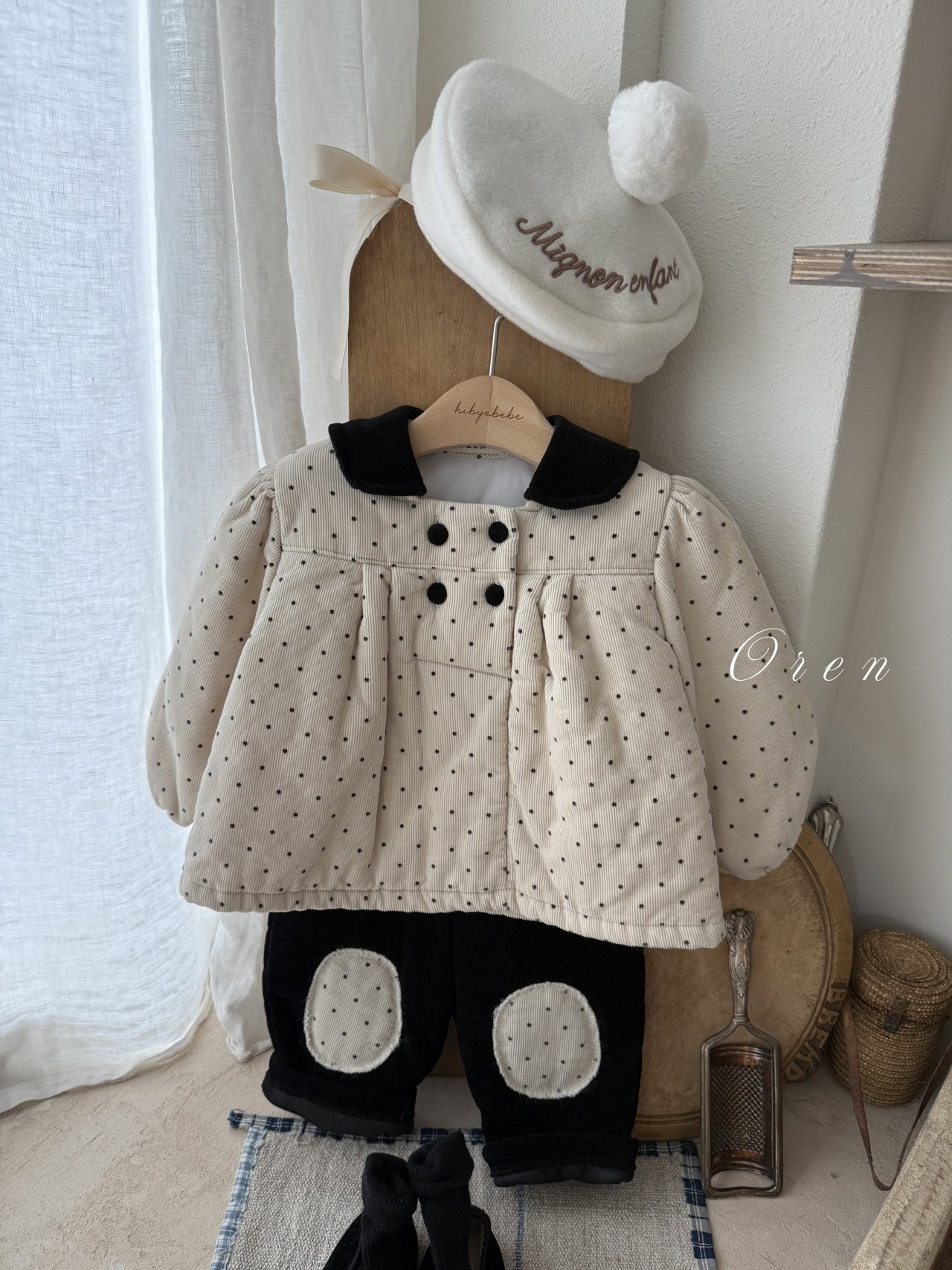 (予約) OREN / Noel Sailor Padded Top and Bottom Set