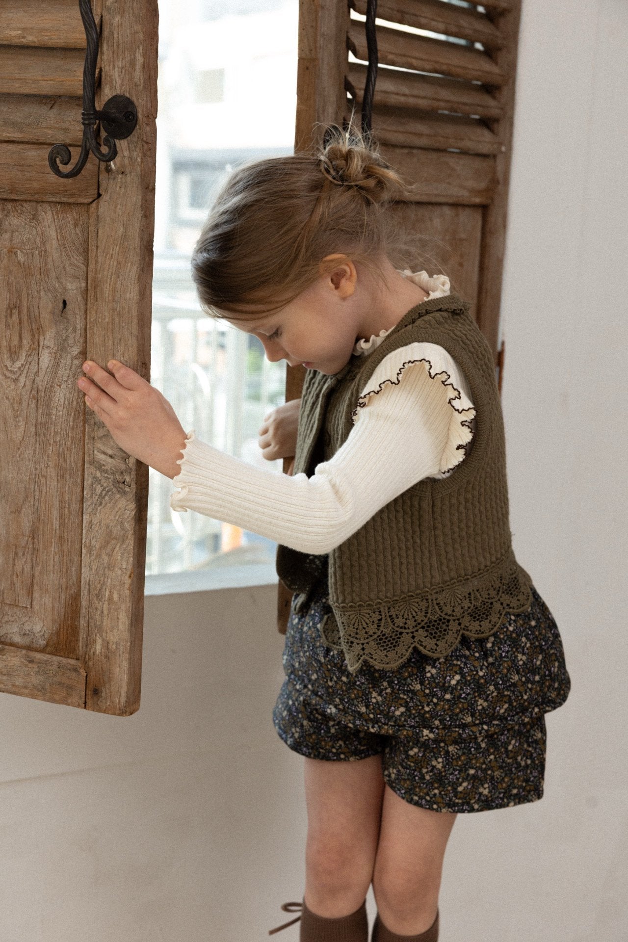 (予約) perro bebe /  Ivy Knit Vest
