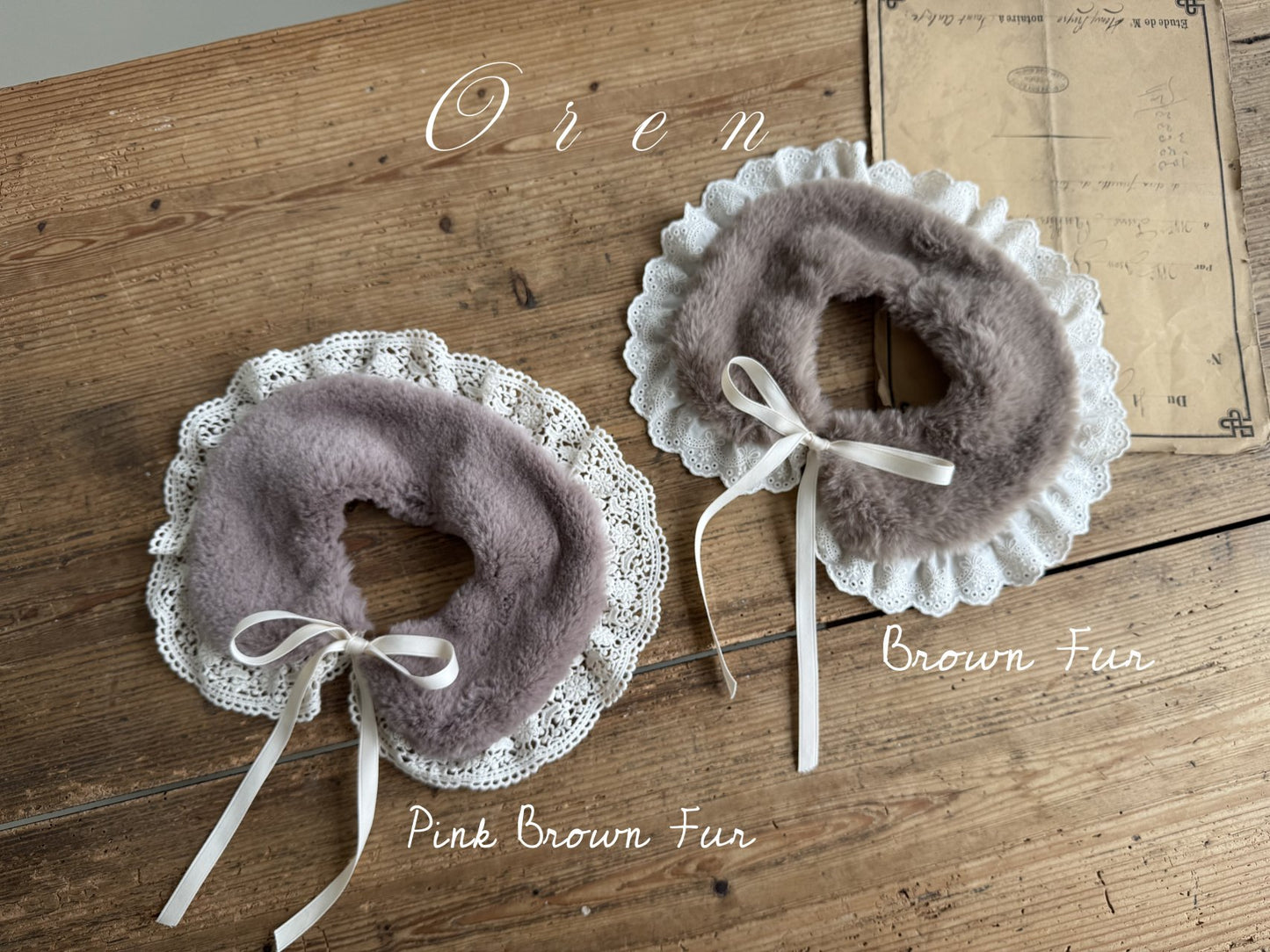 (予約)OREN / Mink Fur Collar