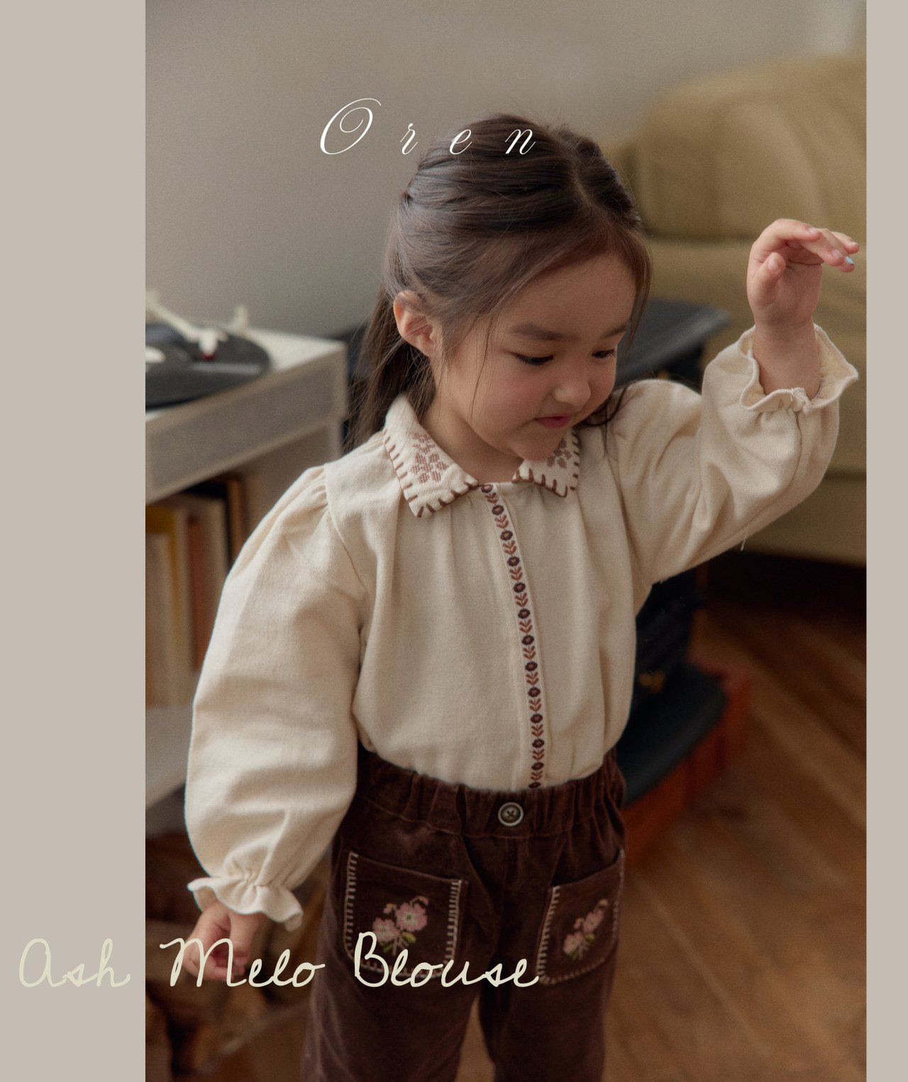 (予約)OREN / Ash Mellow Blouse