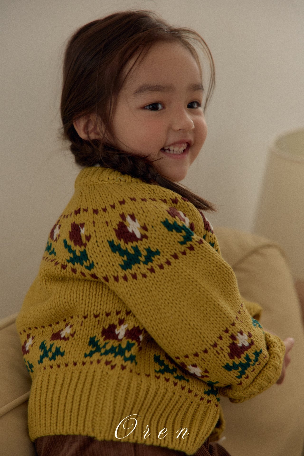(予約)OREN / Belotti Flower Knit Cardigan