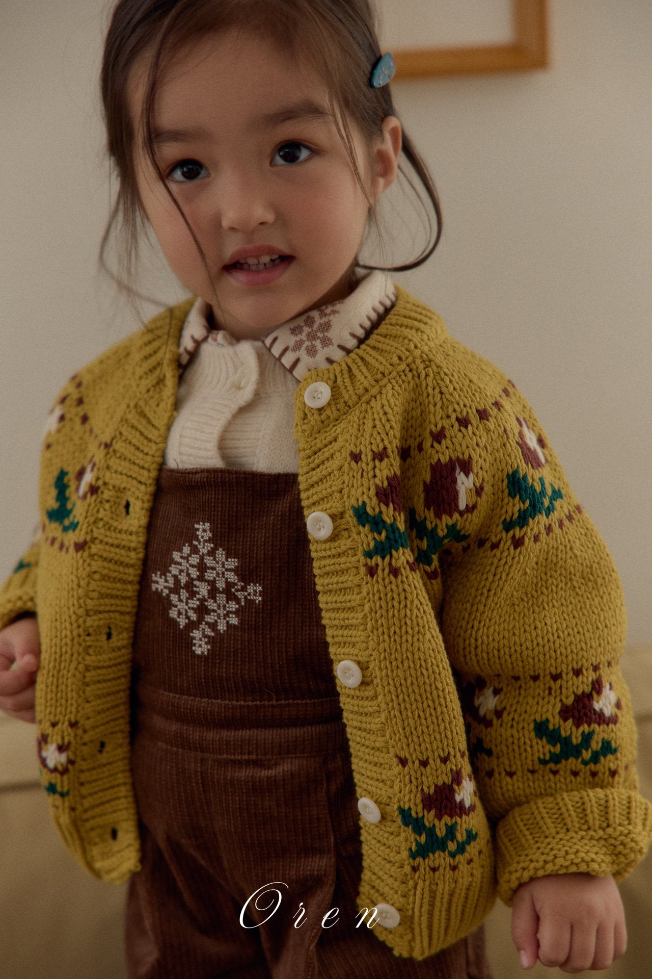 (予約)OREN / Belotti Flower Knit Cardigan