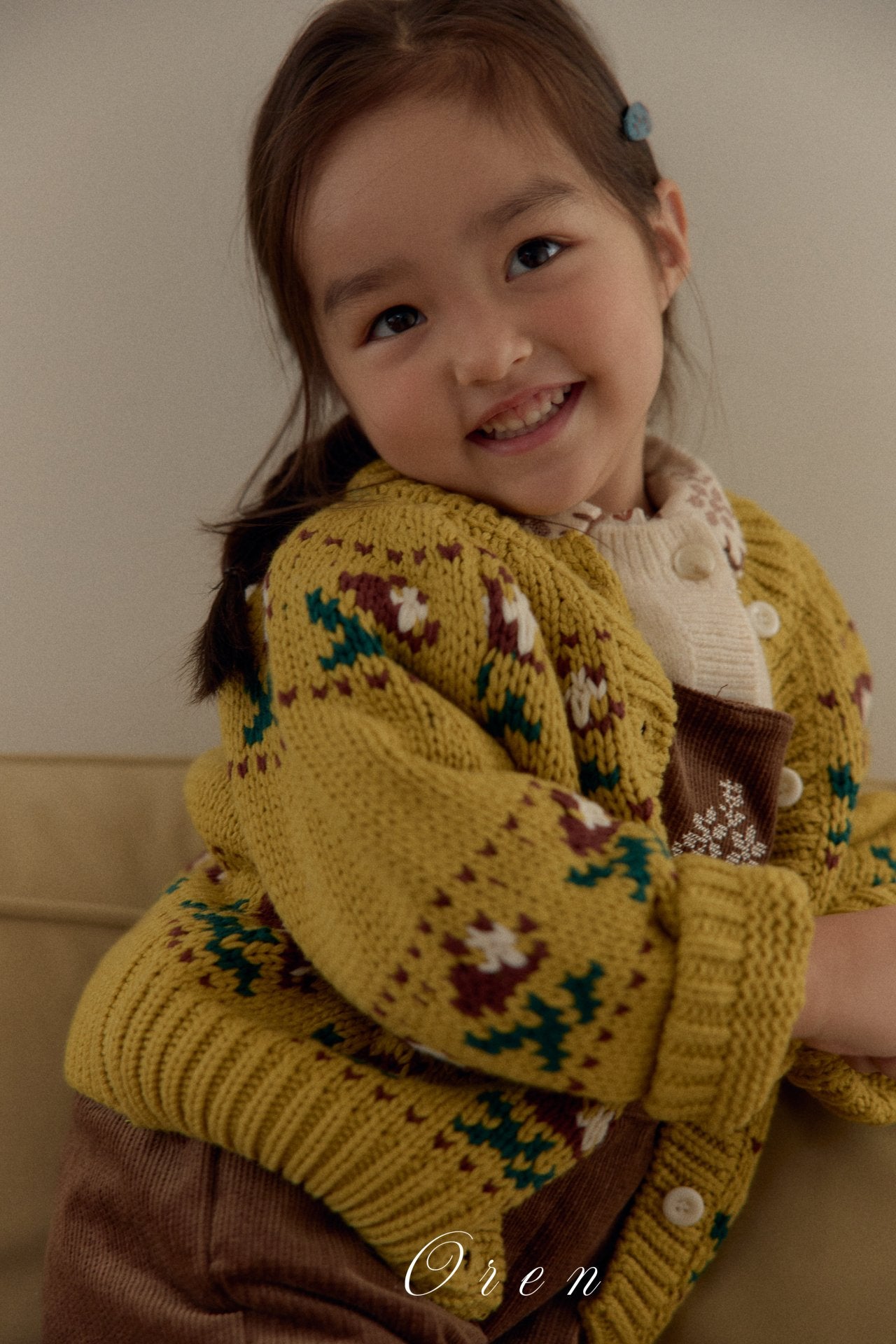 (予約)OREN / Belotti Flower Knit Cardigan
