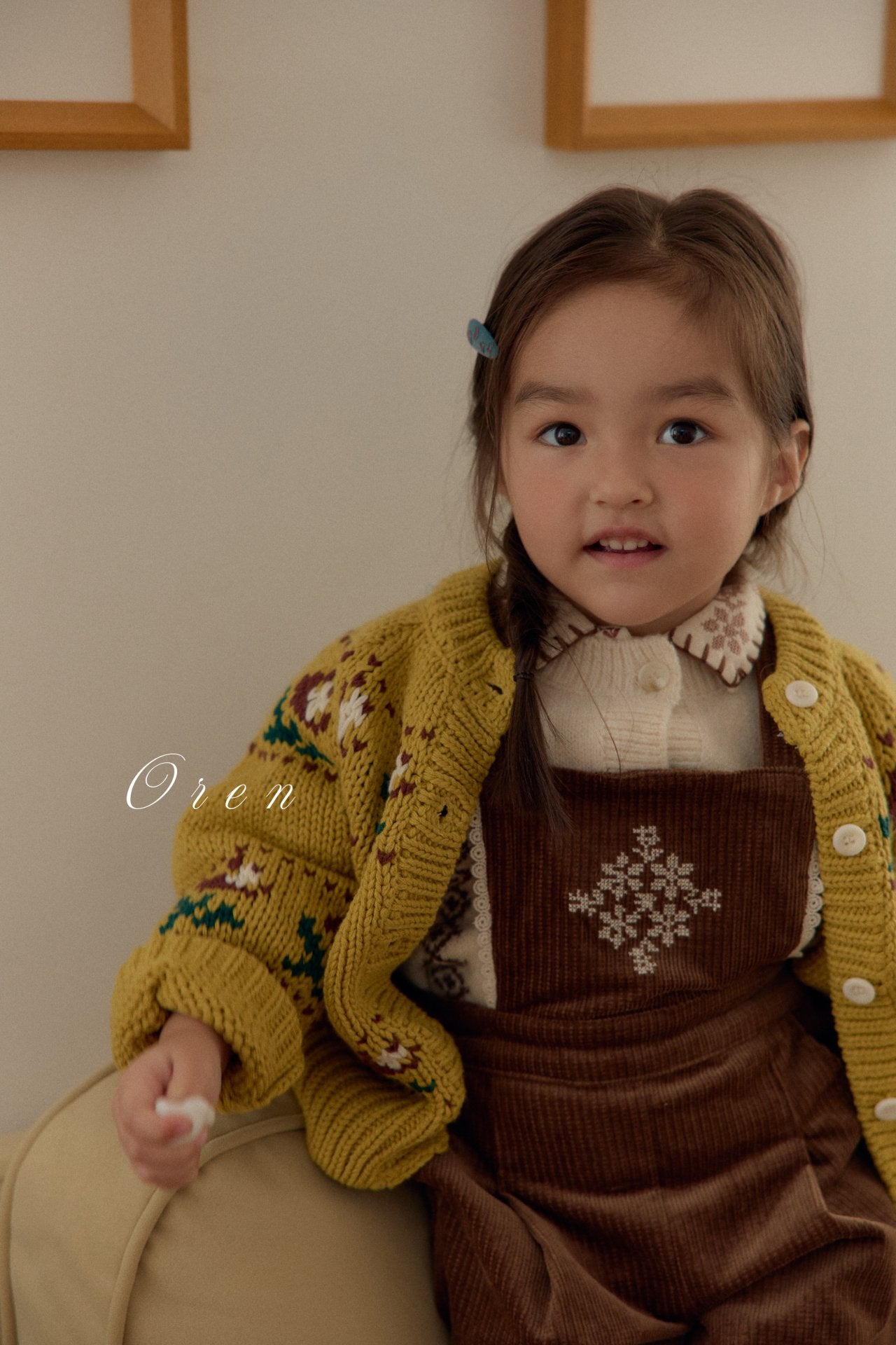 (予約)OREN / Belotti Flower Knit Cardigan
