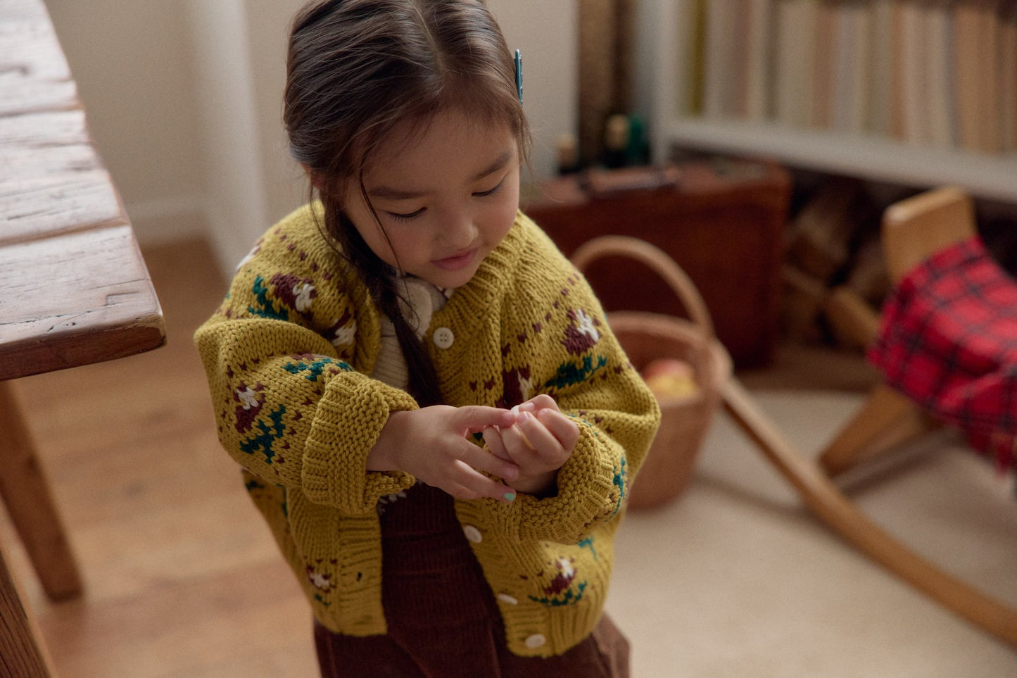 (予約)OREN / Belotti Flower Knit Cardigan