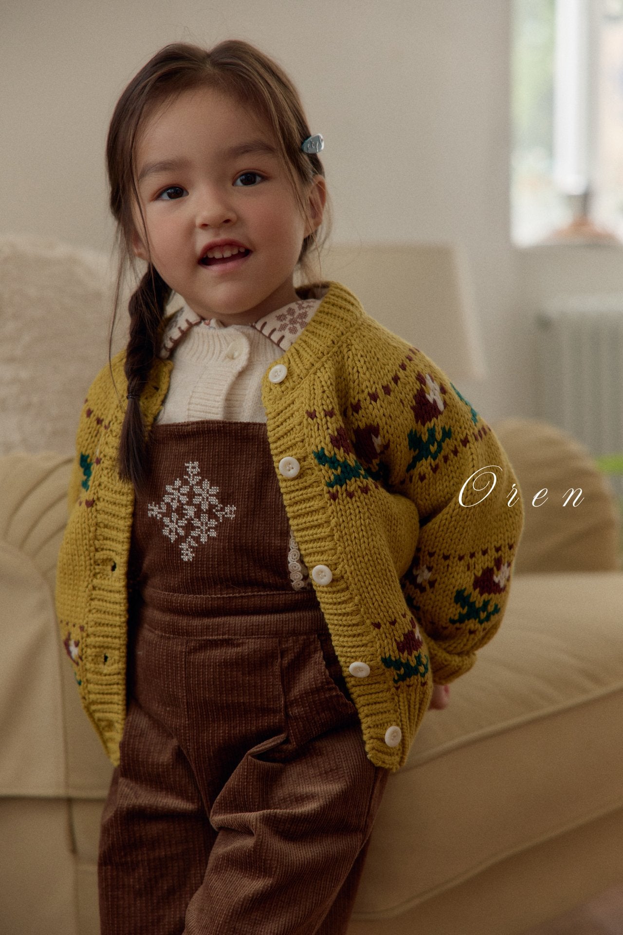 (予約)OREN / Belotti Flower Knit Cardigan