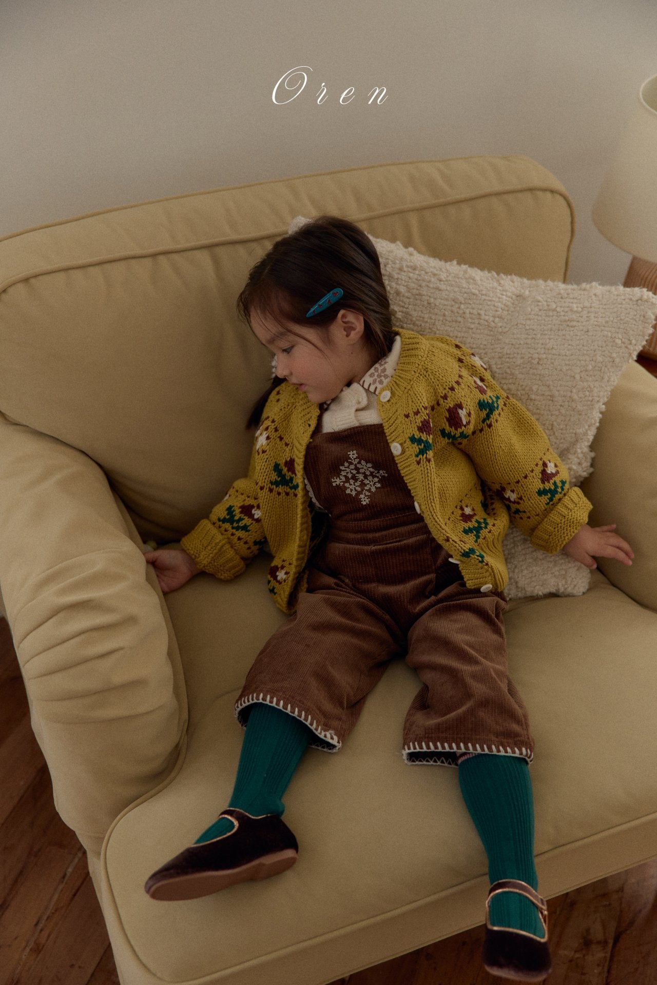 (予約)OREN / Belotti Flower Knit Cardigan