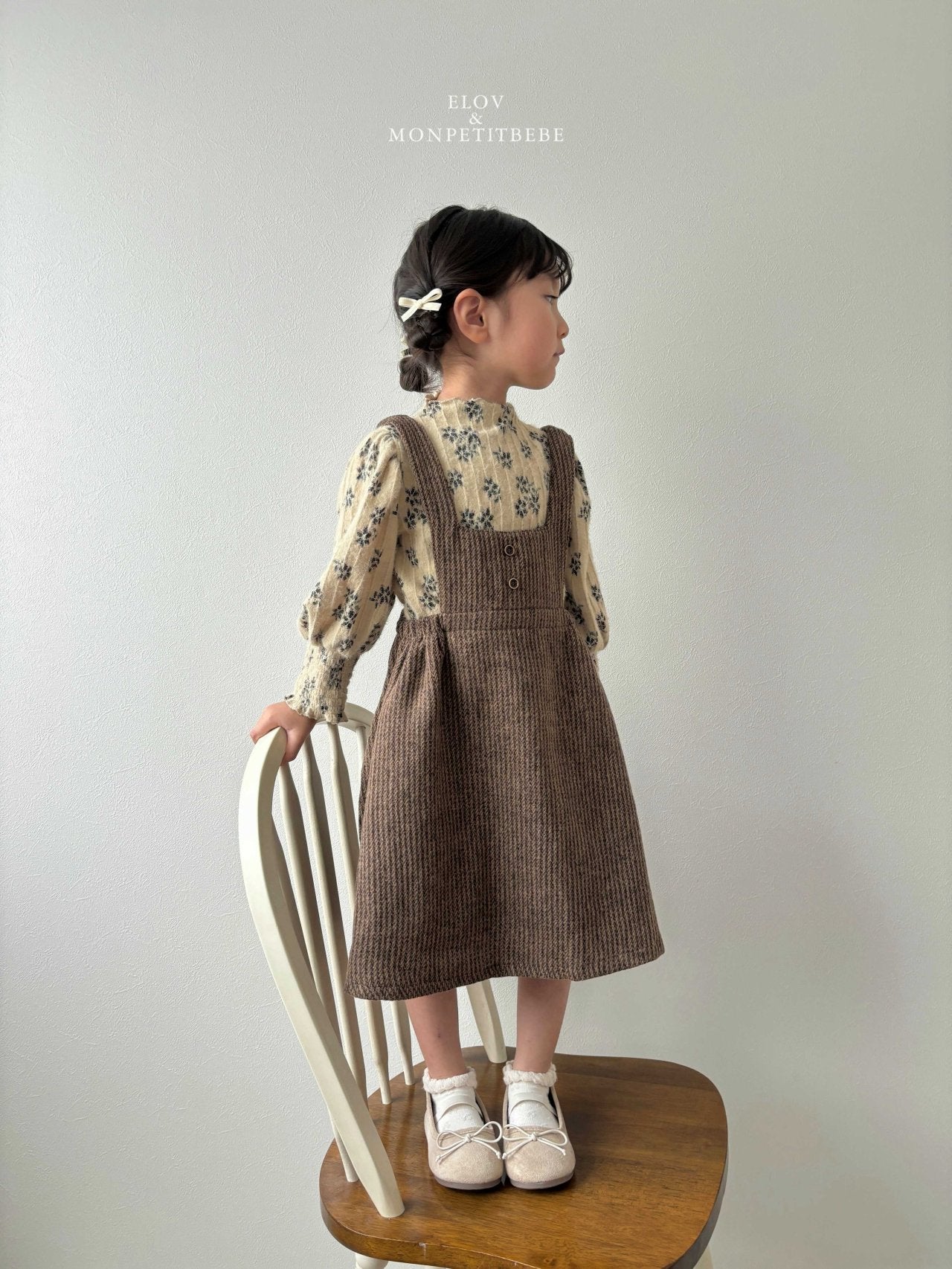 (予約) mon petit bebe /  Maren smoke t-shirt