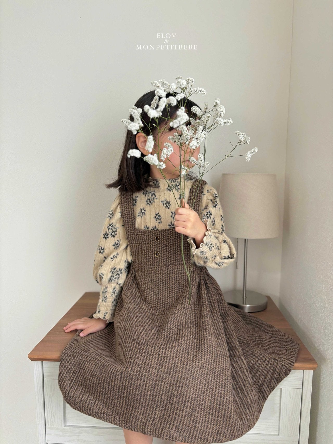 (予約) mon petit bebe /  Maren smoke t-shirt