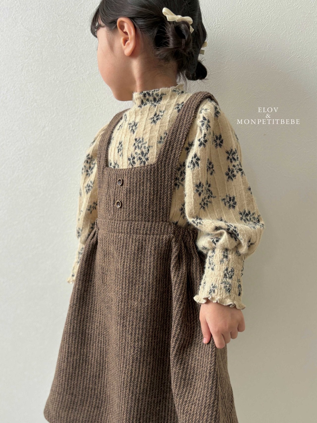 (予約) mon petit bebe /  Maren smoke t-shirt