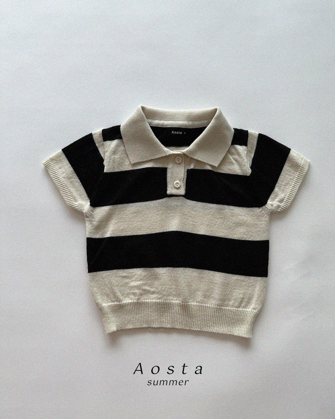 (予約) Aosta / Knit Collar T