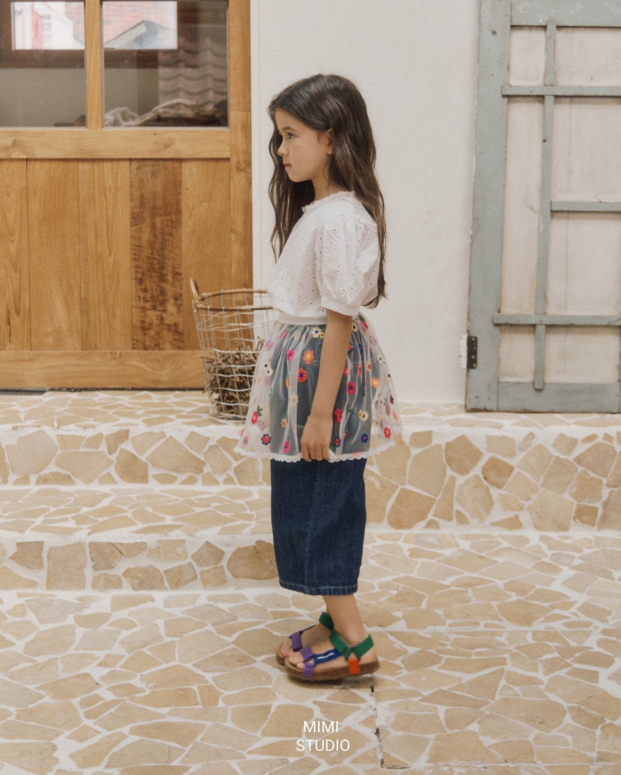 (予約) BY MIMI / Rainbow Skirt