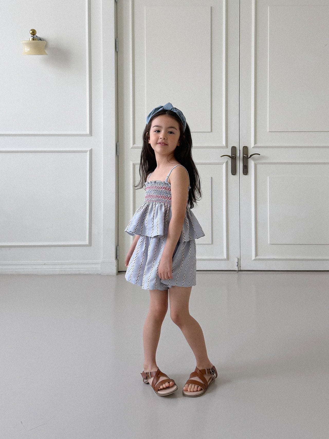 (予約) Lebev / Cherry Frill Pants