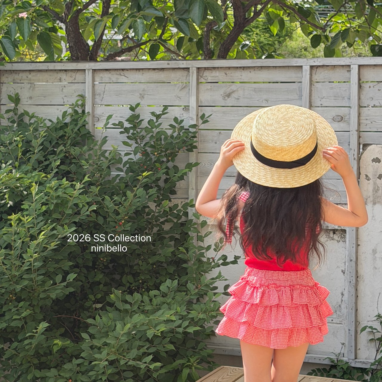 (予約) ninibello / Cherry Bonbon Sleeveless Top