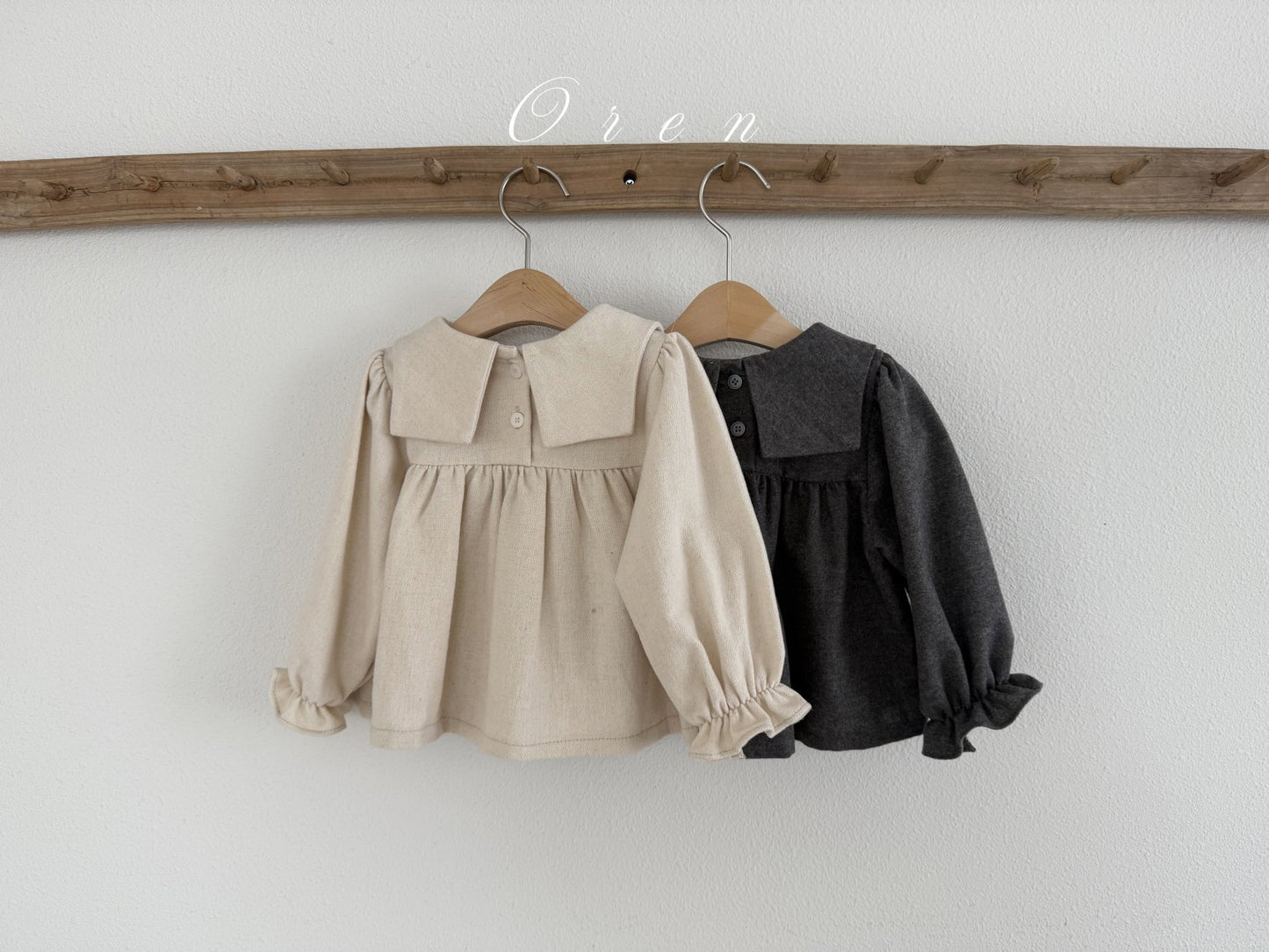 (予約) OREN /  Morgan Sailor Collar Blouse
