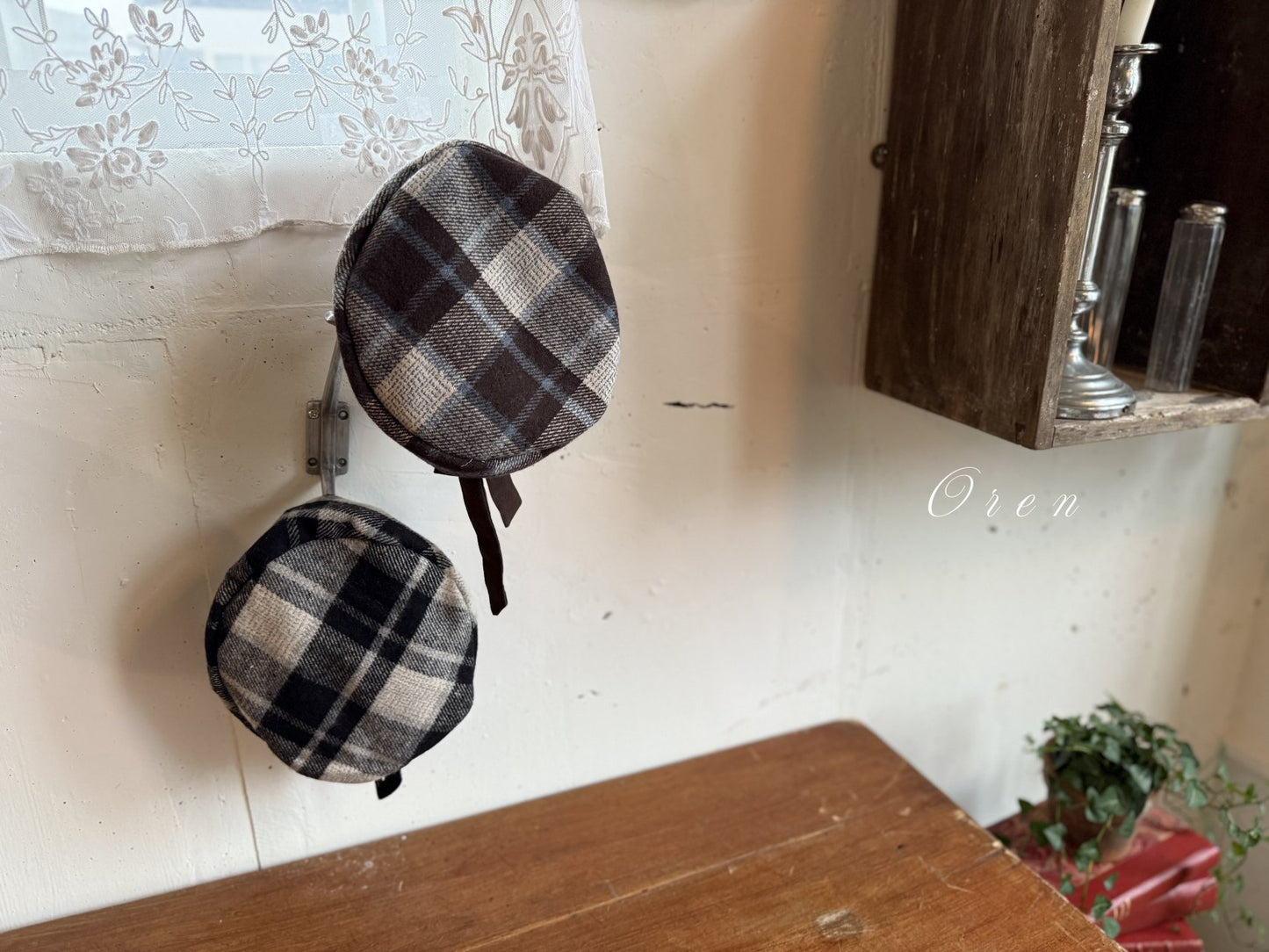 (予約) OREN / Brunel Check Beret