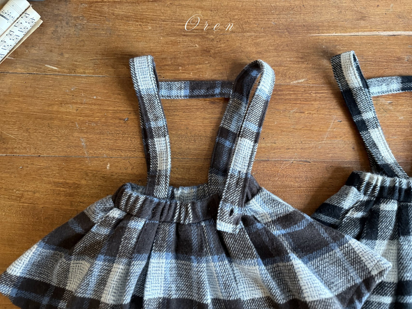 (予約) OREN / Brunel Check Bloomer Skirt