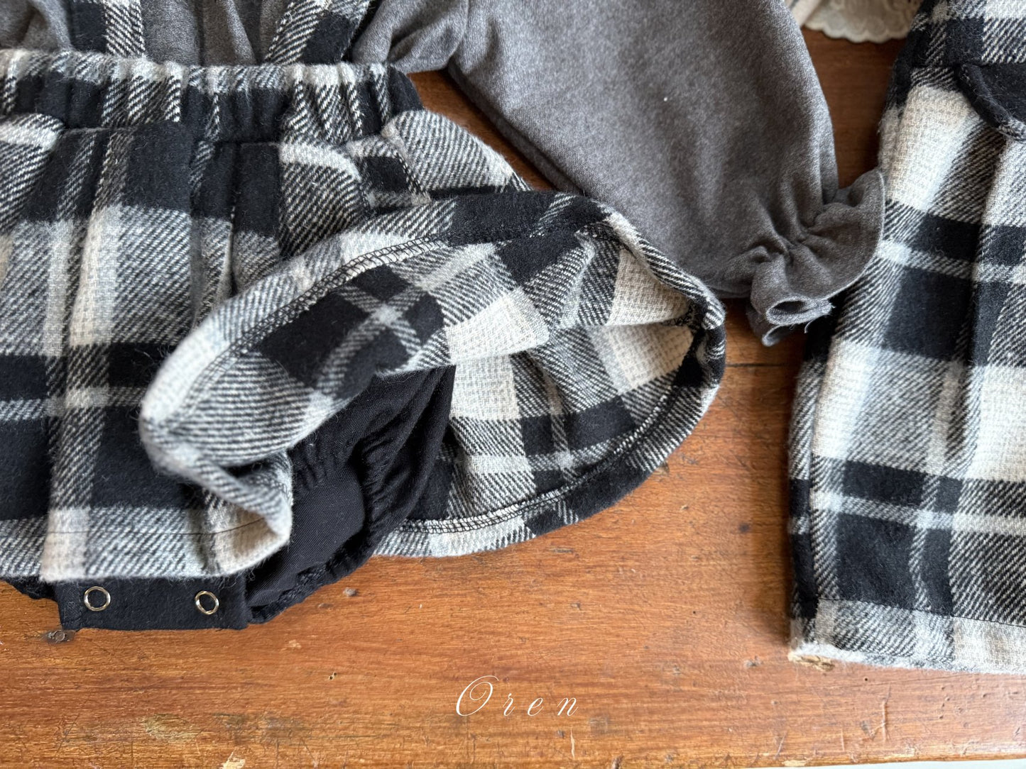 (予約) OREN / Brunel Check Bloomer Skirt