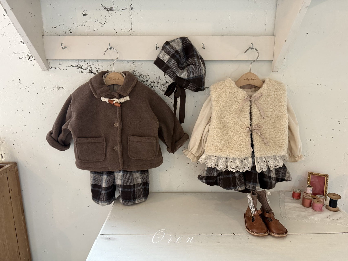 (予約) OREN / Brunel Check Bloomer Skirt