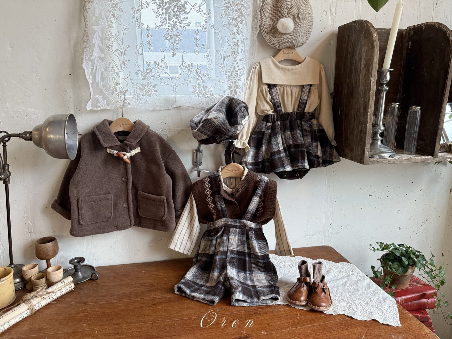 (予約) OREN / Brunel Check Bloomer Skirt