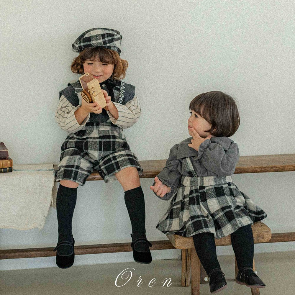 (予約) OREN / Brunel Check Beret