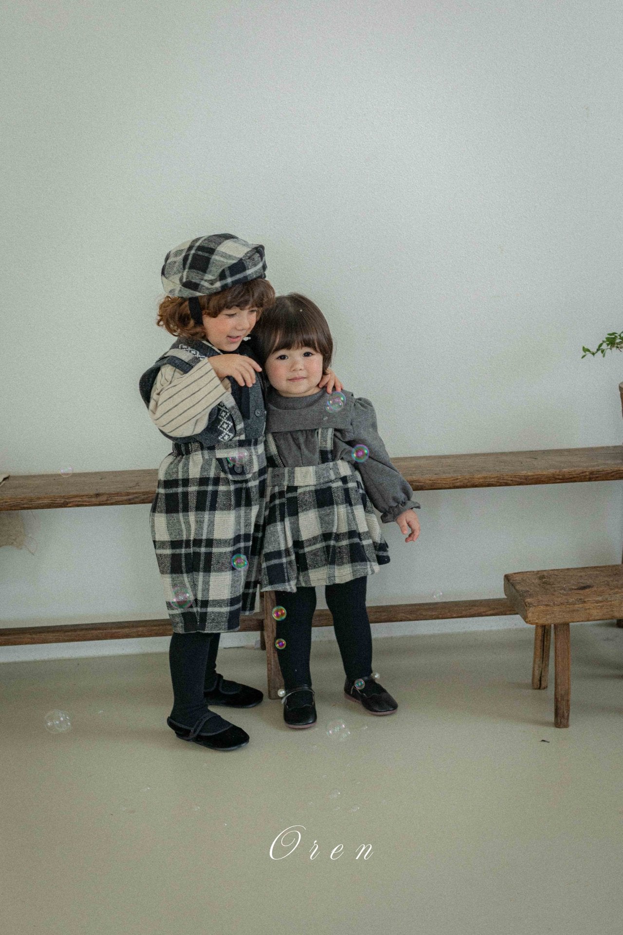 (予約) OREN / Brunel Check Bloomer Skirt