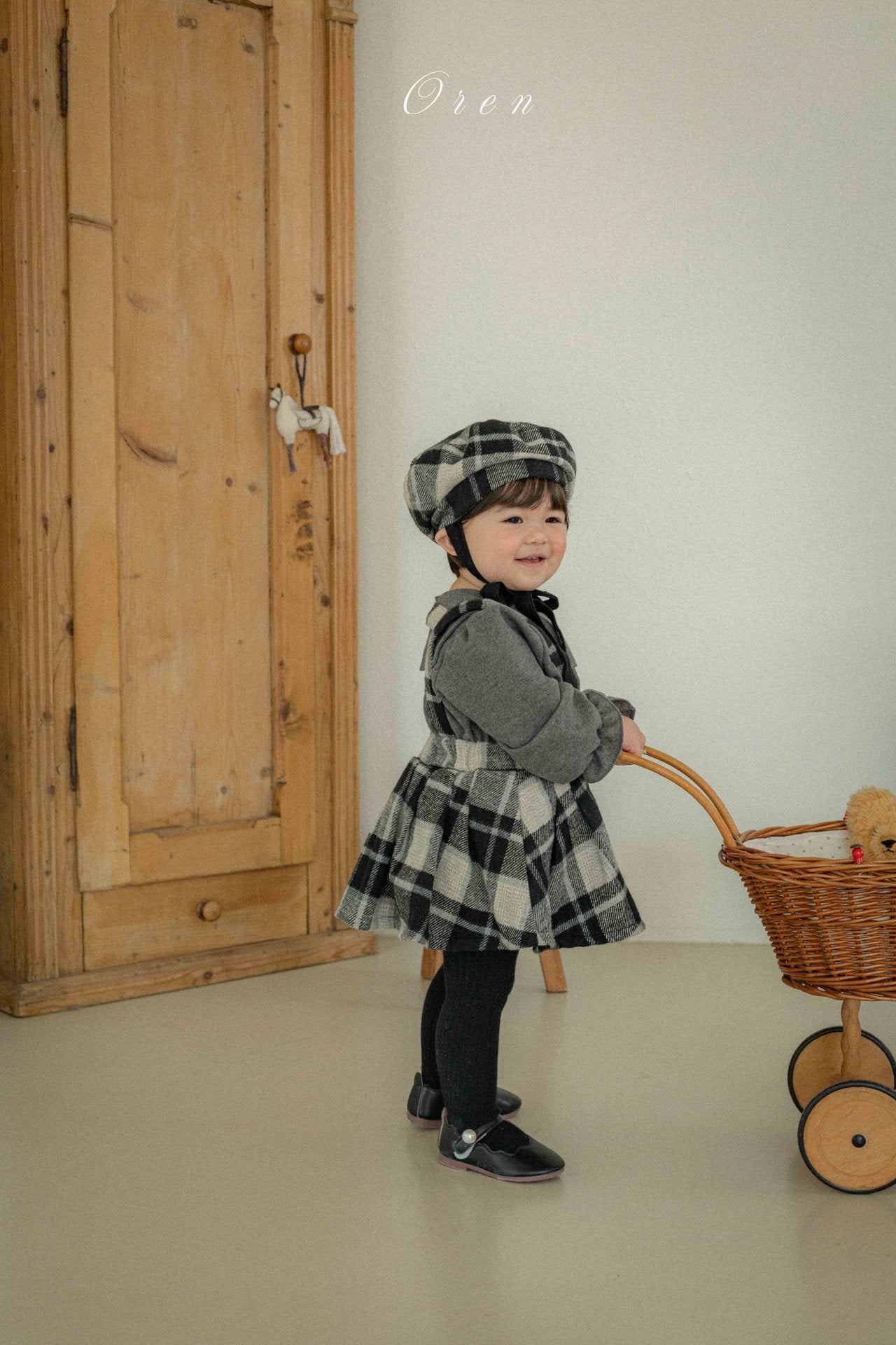 (予約) OREN / Brunel Check Beret
