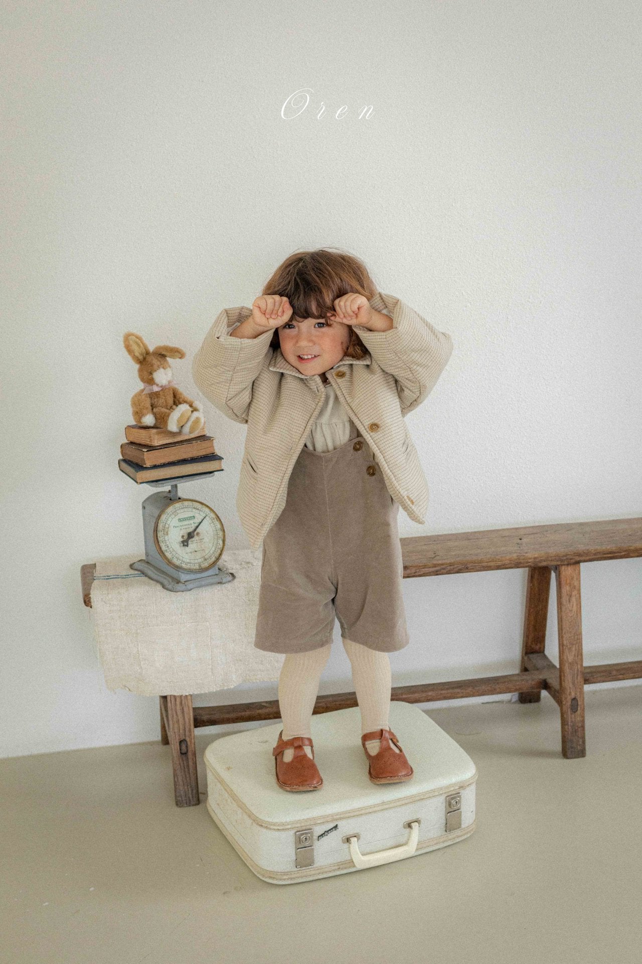 (予約) OREN / Baguette Check Padded Jumper