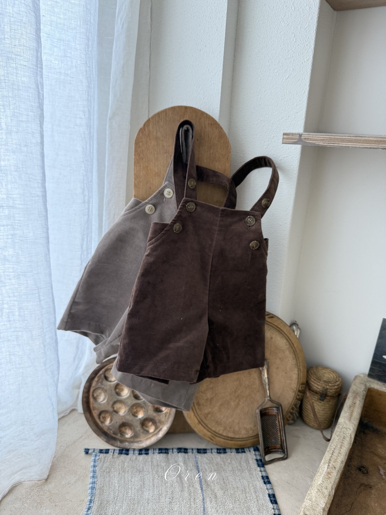 (予約) OREN / Tarte Corduroy Overalls