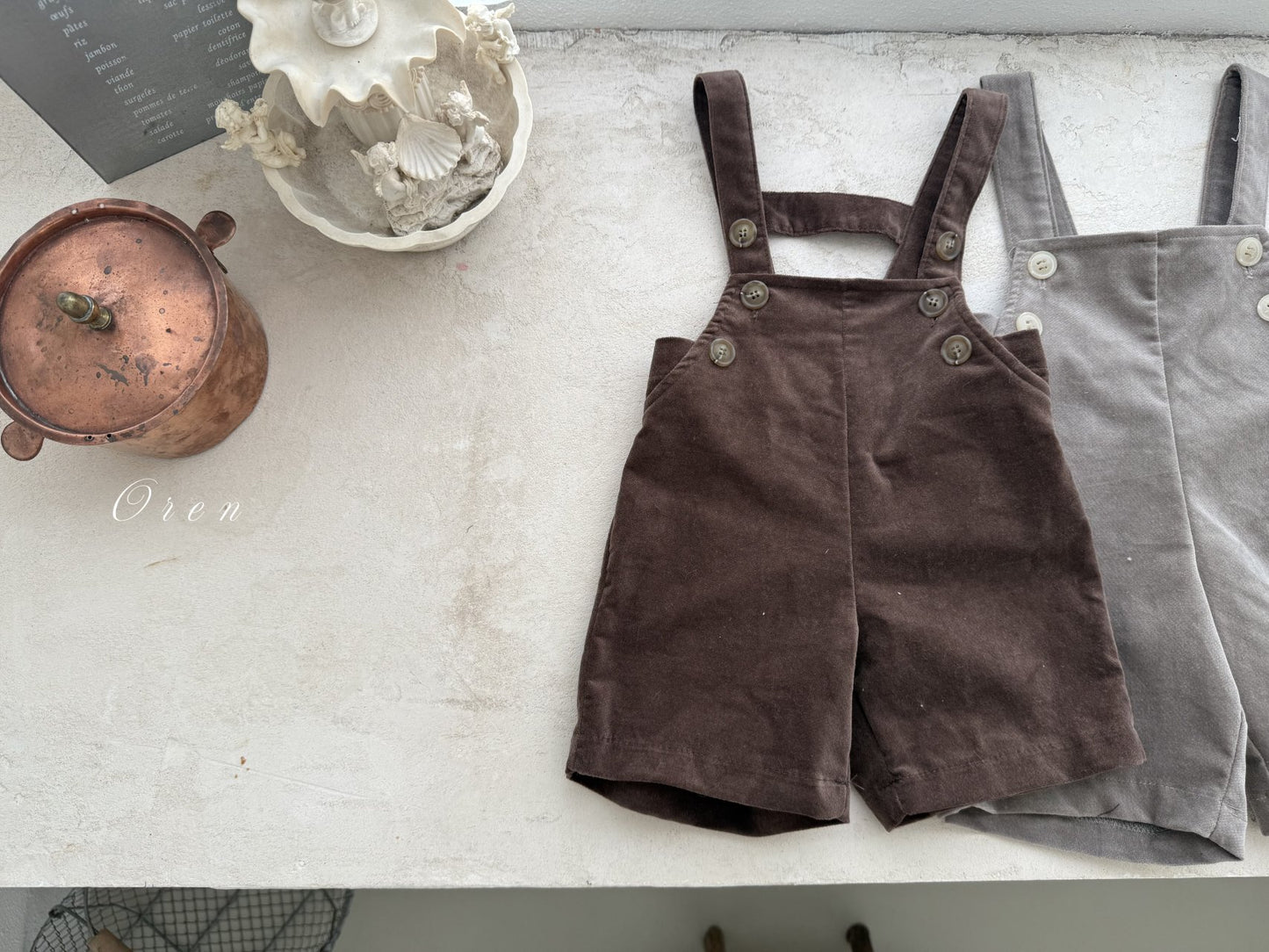 (予約) OREN / Tarte Corduroy Overalls