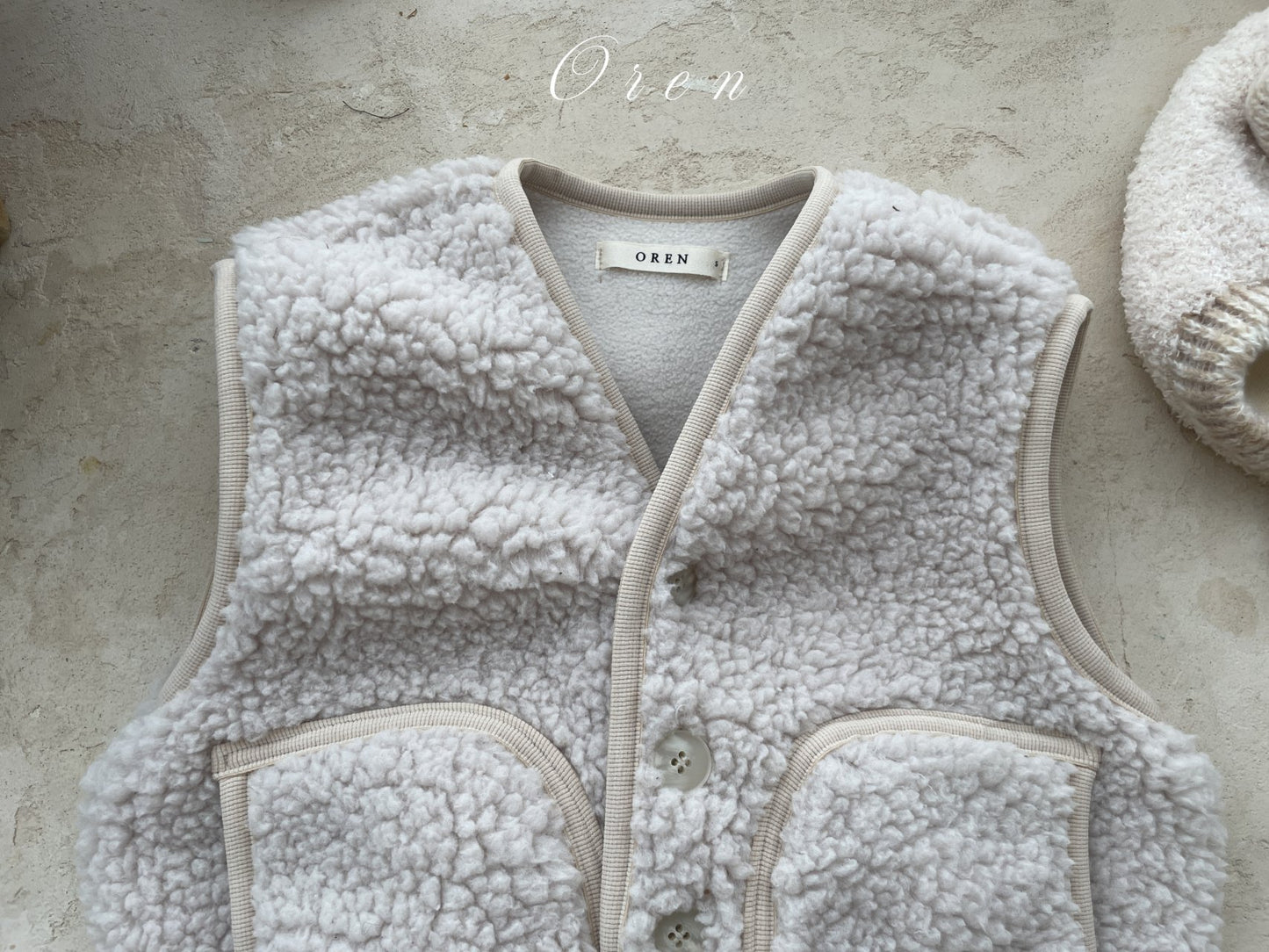 (予約) OREN / Bear Fleece Vest